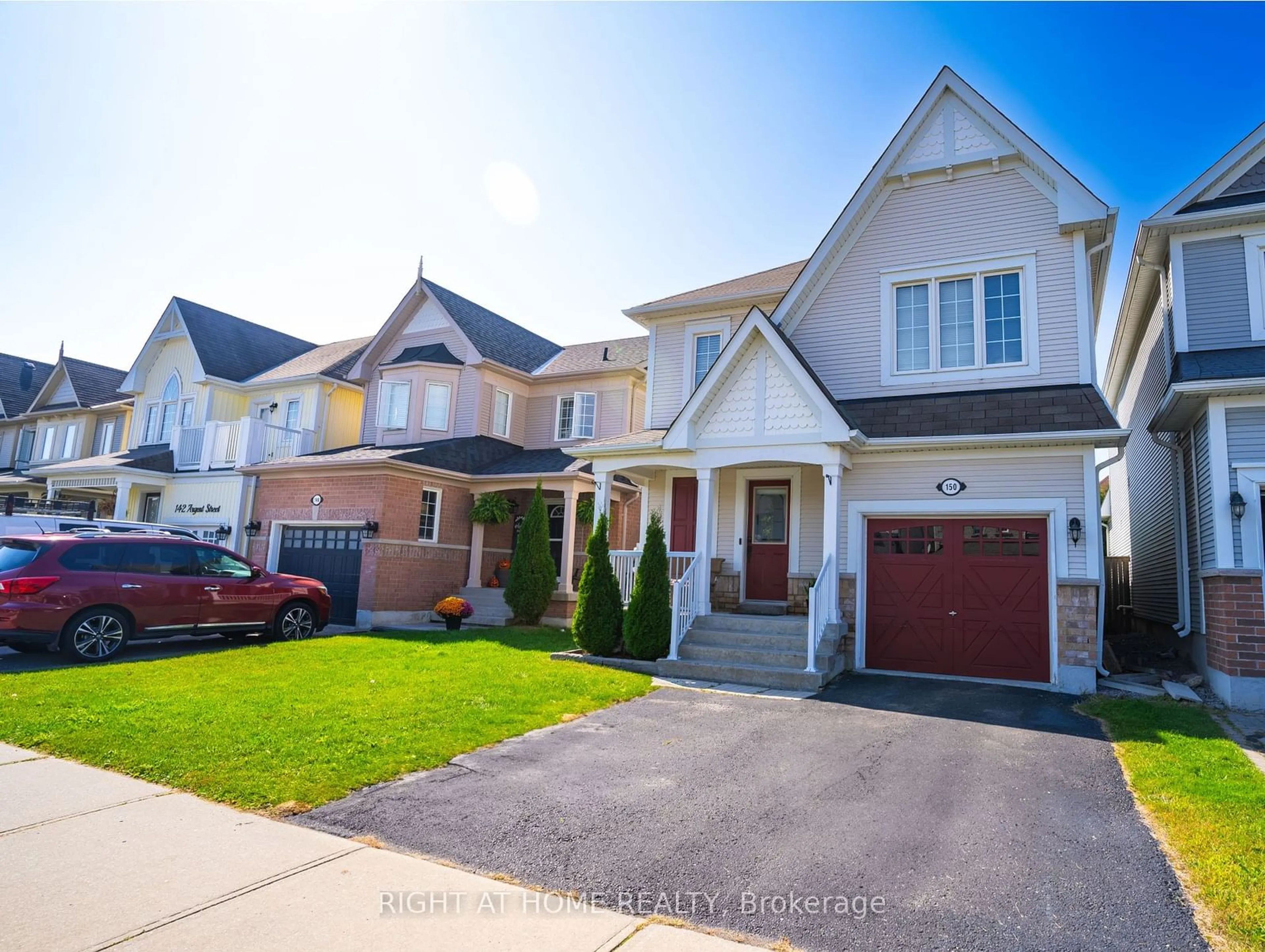 Frontside or backside of a home, the street view for 150 Argent St, Clarington Ontario L1C 0B5