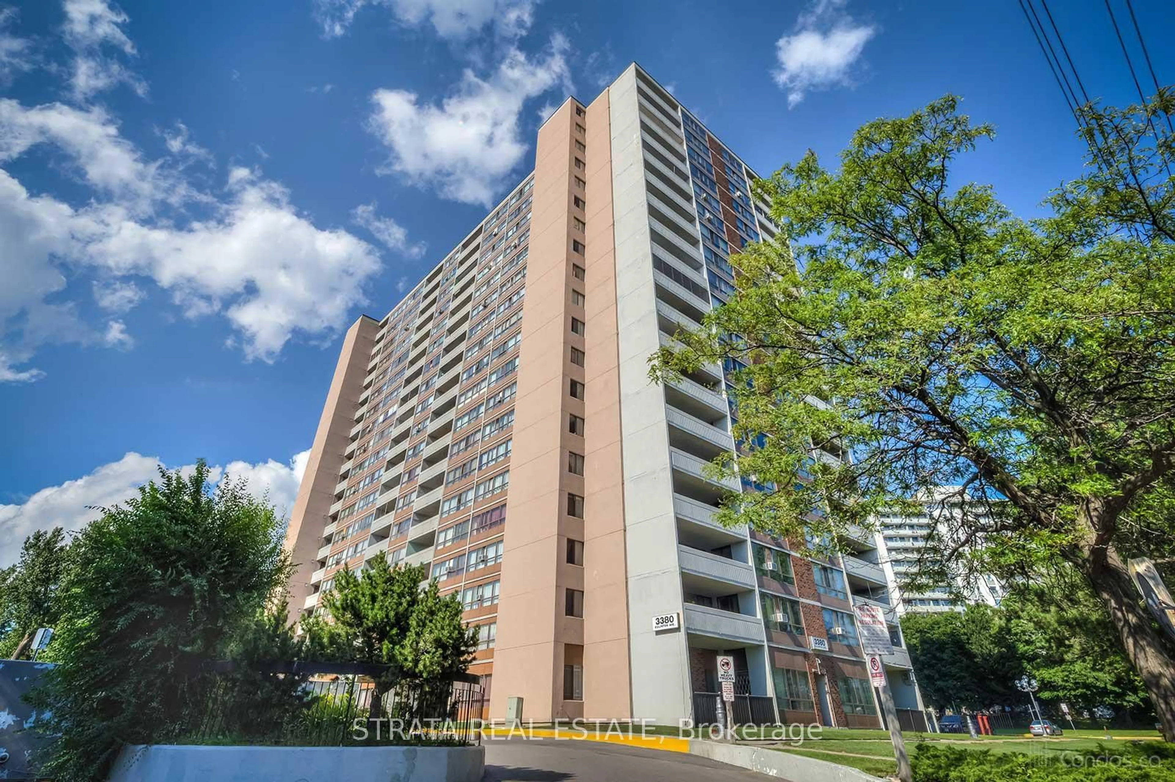 A pic from exterior of the house or condo for 3380 Eglinton Ave #906, Toronto Ontario M1J 3L6