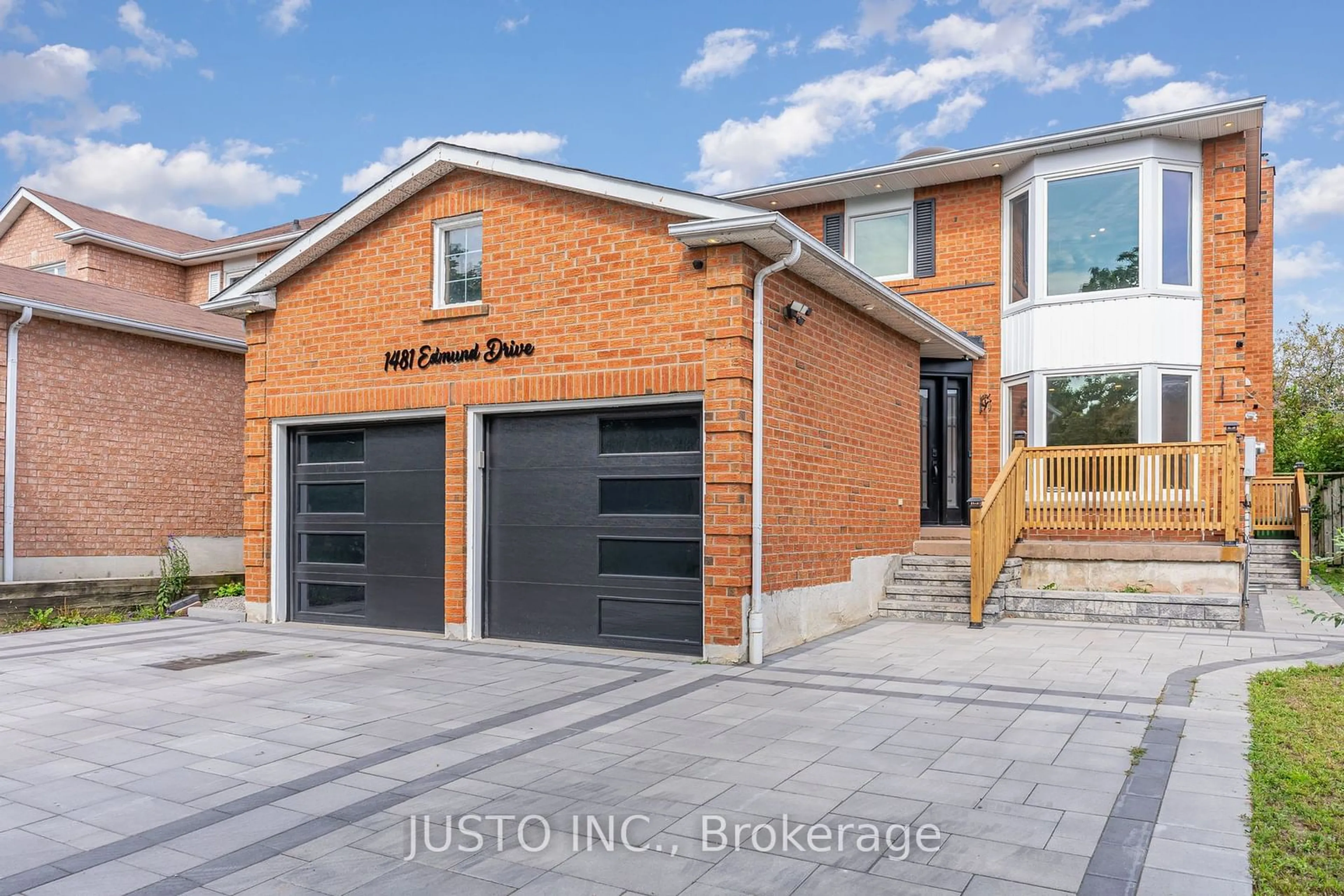 Home with brick exterior material for 1481 Edmund Dr, Pickering Ontario L1V 6B2