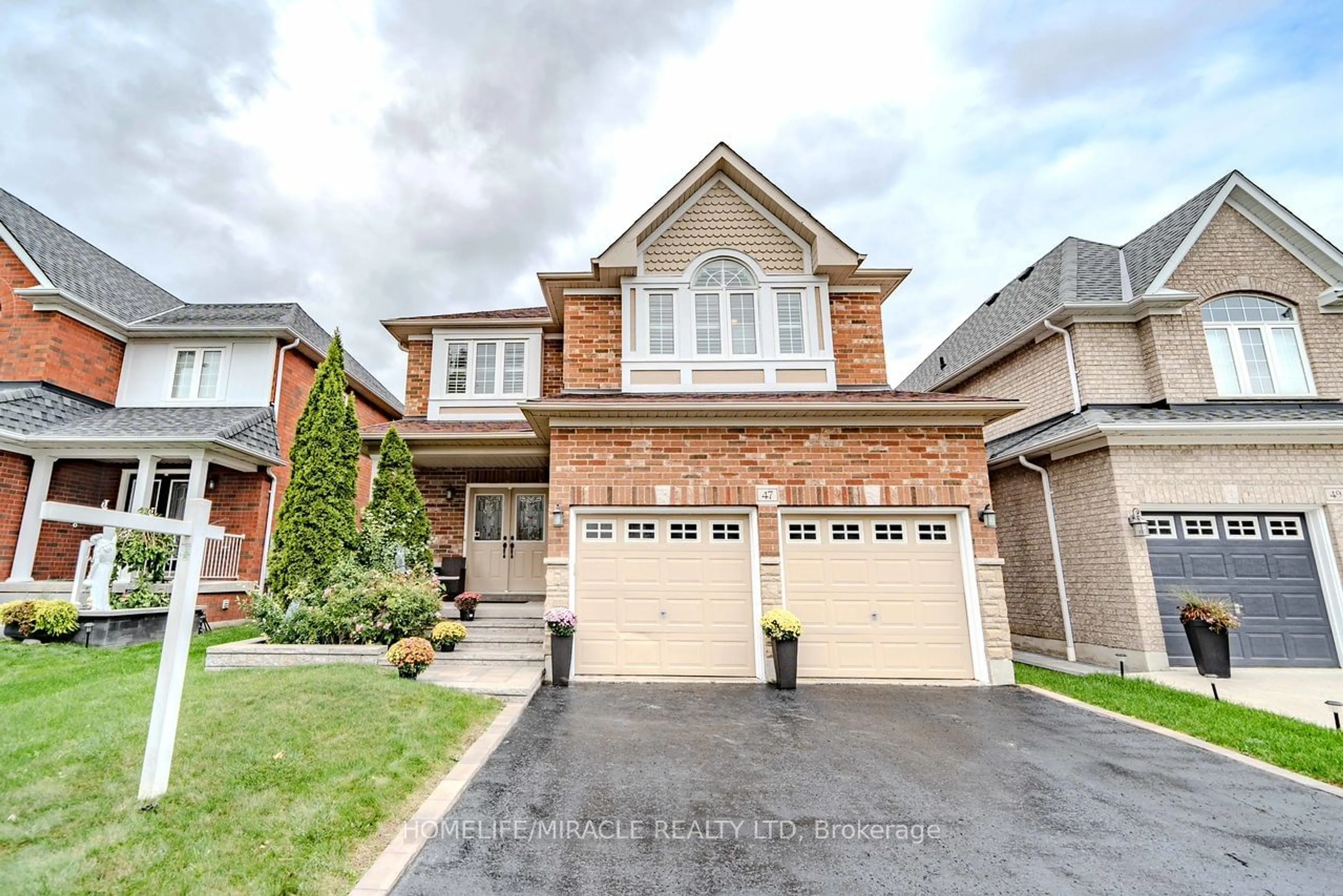 Home with brick exterior material for 47 Gabrielle Cres, Whitby Ontario L1R 3M5