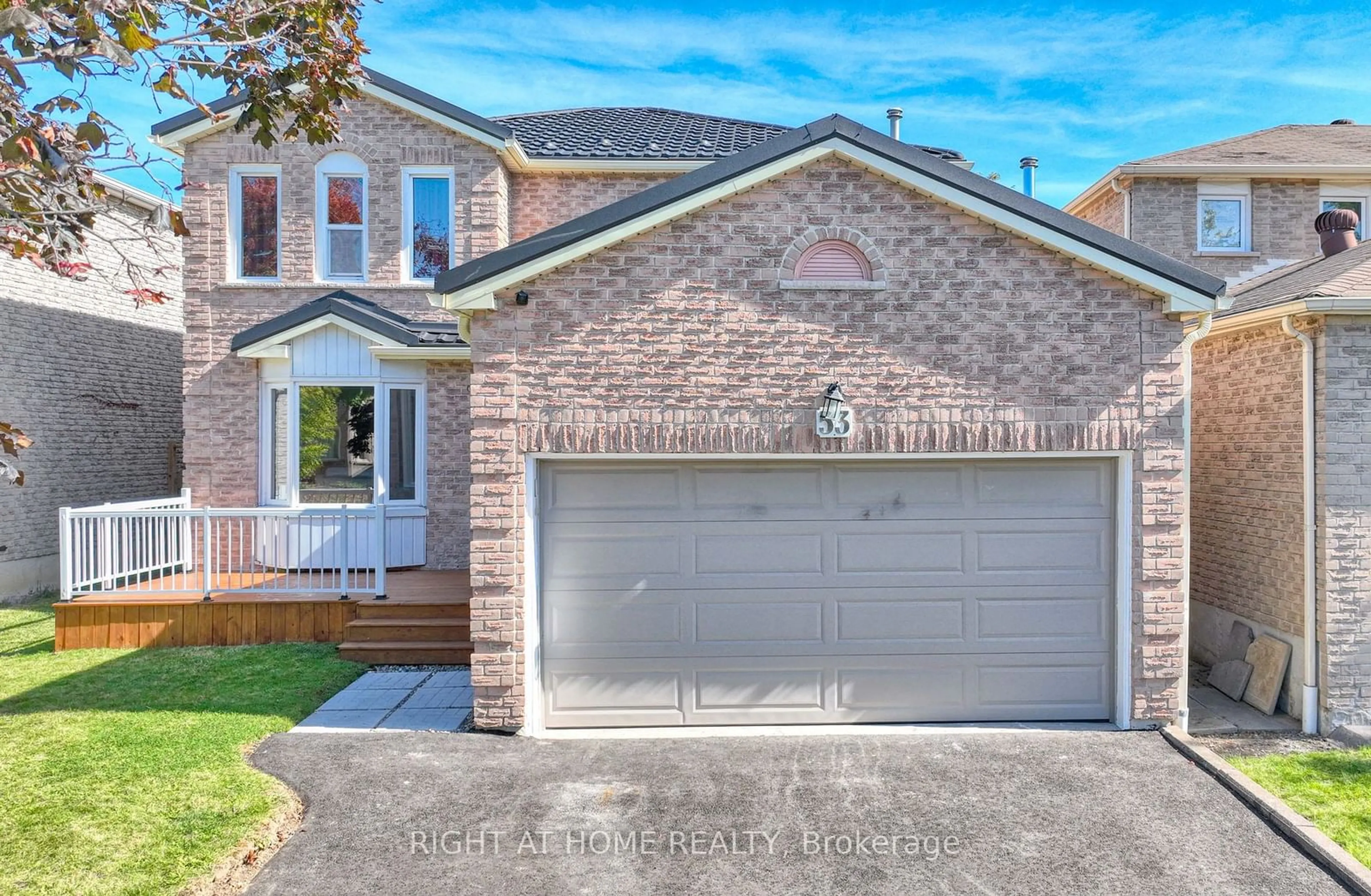 Home with brick exterior material for 53 Dakin Dr, Ajax Ontario L1T 2S2