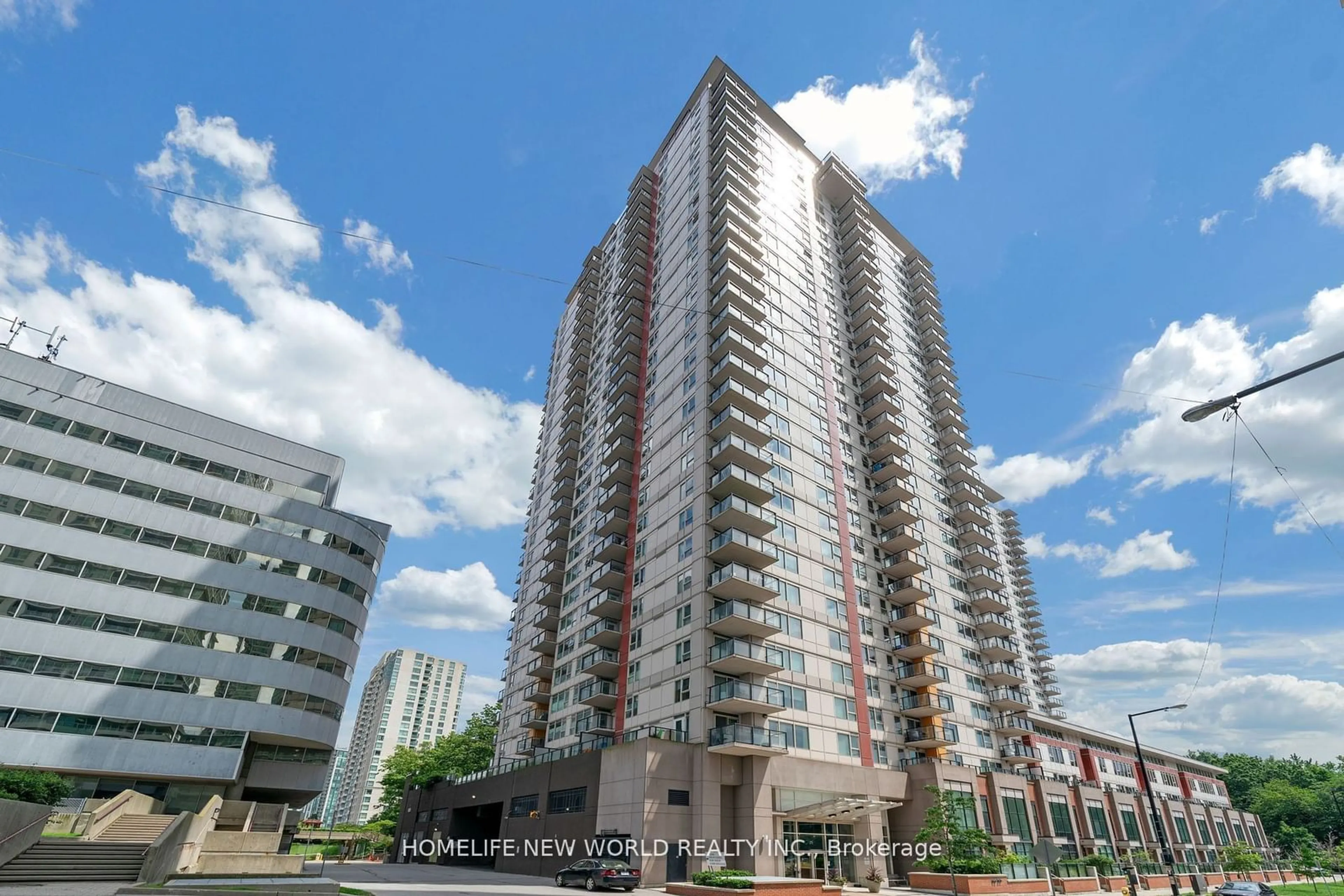 A pic from exterior of the house or condo, the front or back of building for 25 Town Centre Crt #1801, Toronto Ontario M1P 0B4