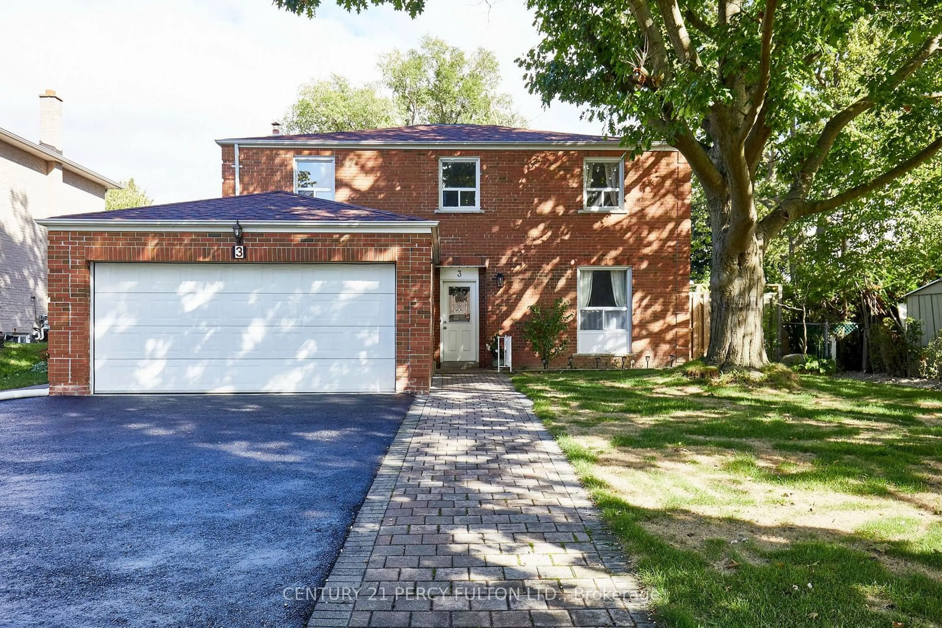 Home with brick exterior material for 3 Farmington Cres, Toronto Ontario M1S 1E9