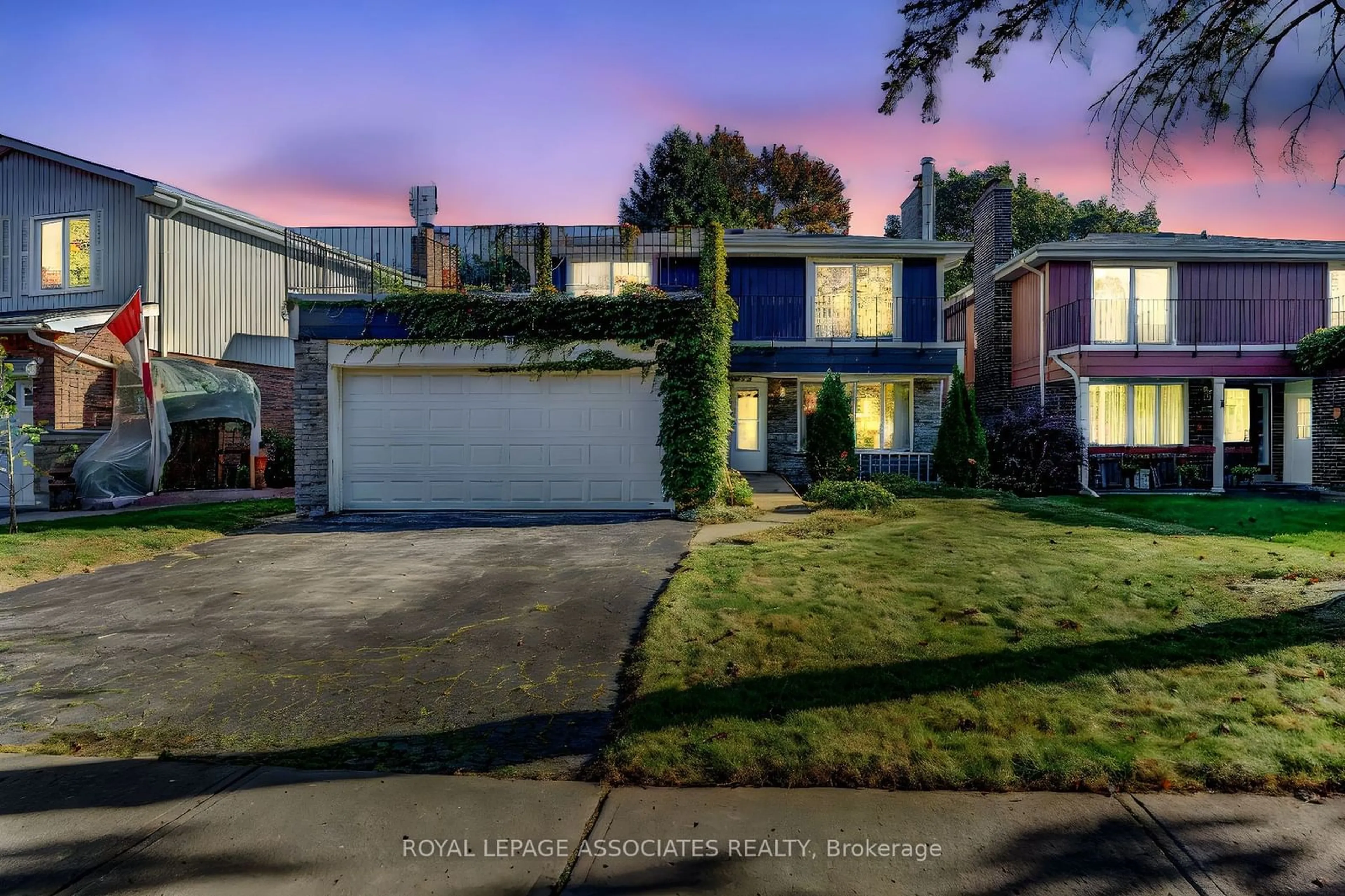 Frontside or backside of a home, the street view for 1801 Storrington St, Pickering Ontario L1V 2X2