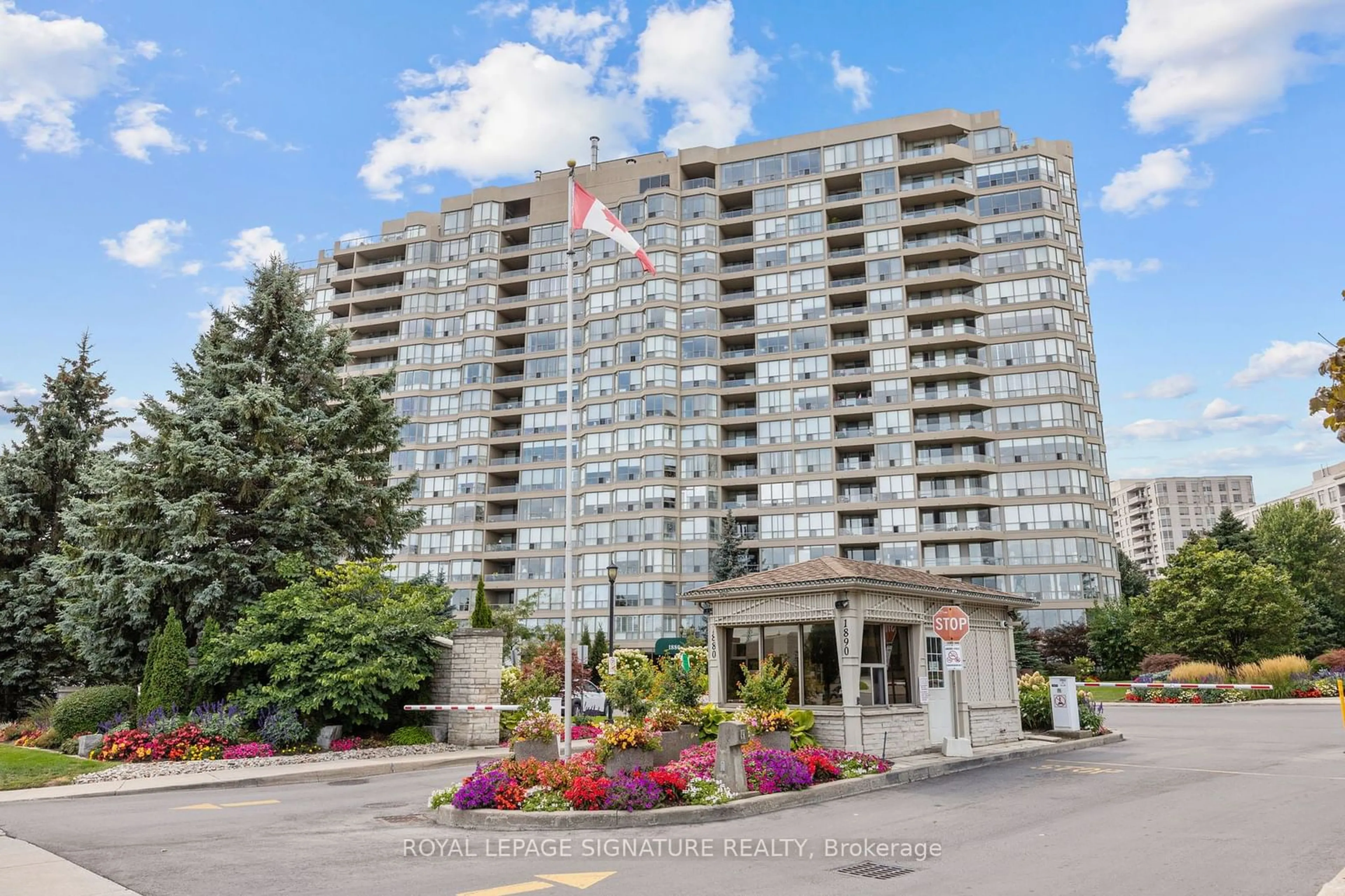 A pic from exterior of the house or condo, the front or back of building for 1880 Valley Farm Rd #PH19, Pickering Ontario L1V 6B3