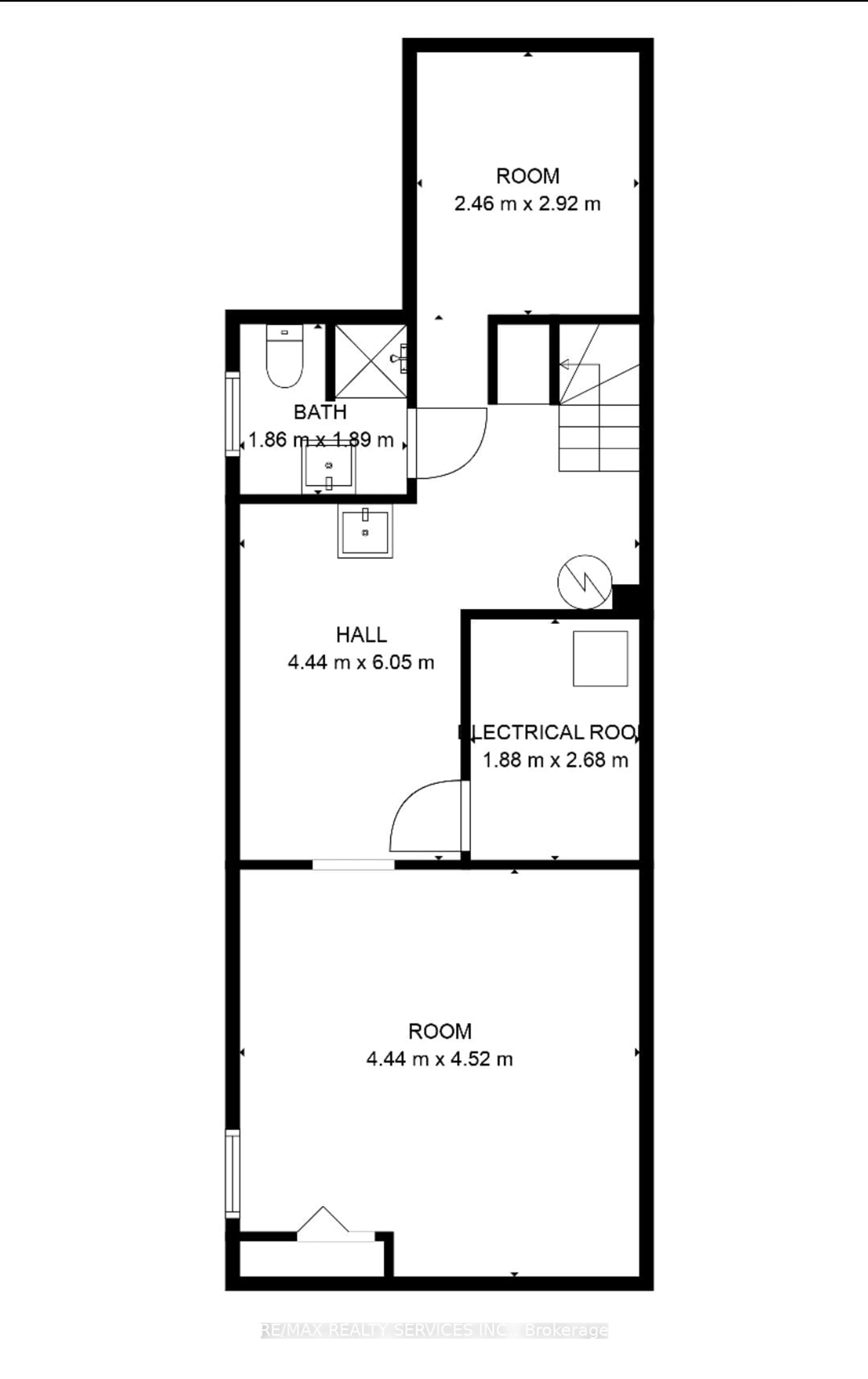 Floor plan for 70 Drayton Ave, Toronto Ontario M4C 3L9