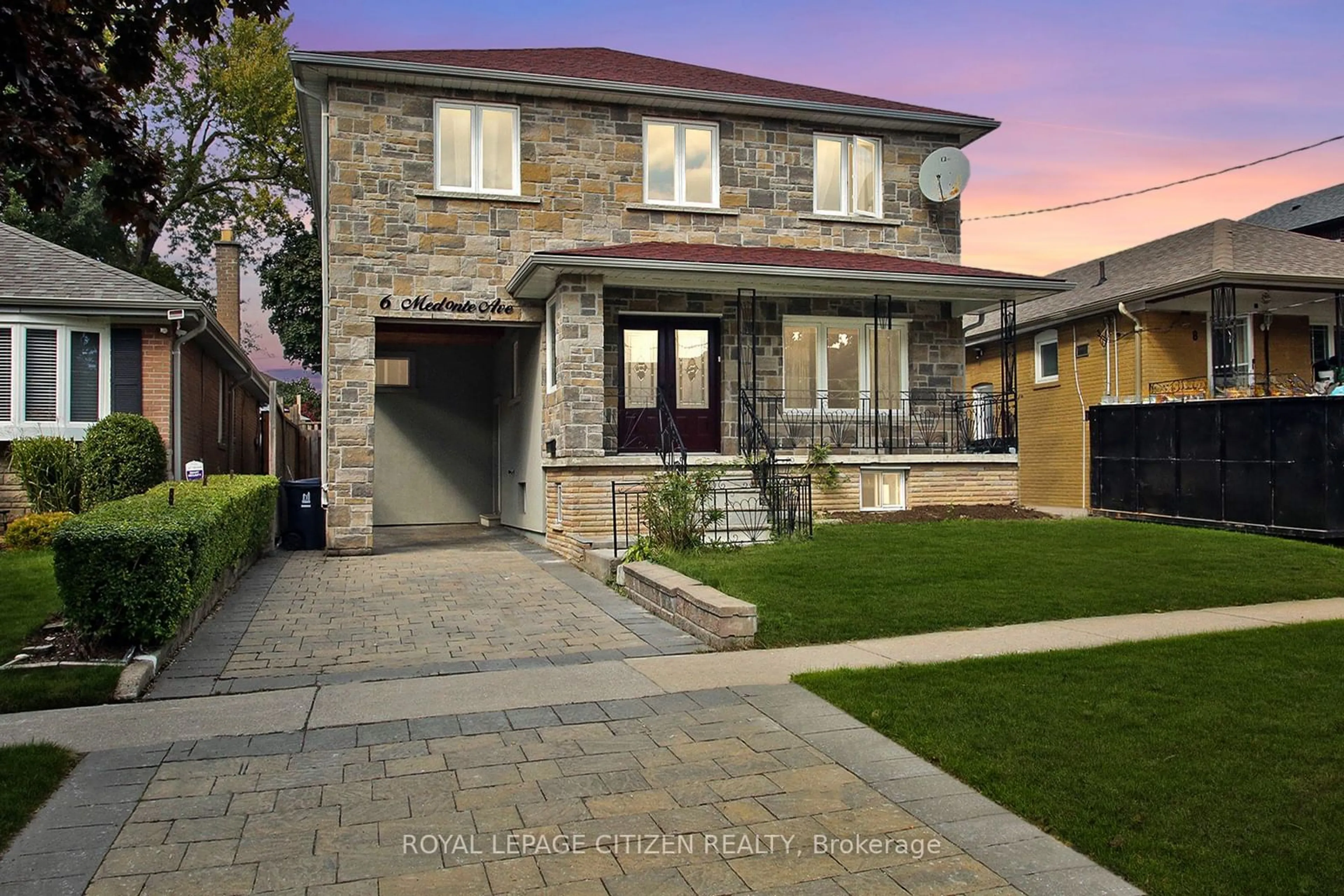 Home with brick exterior material for 6 Medonte Ave, Toronto Ontario M1L 1Z3