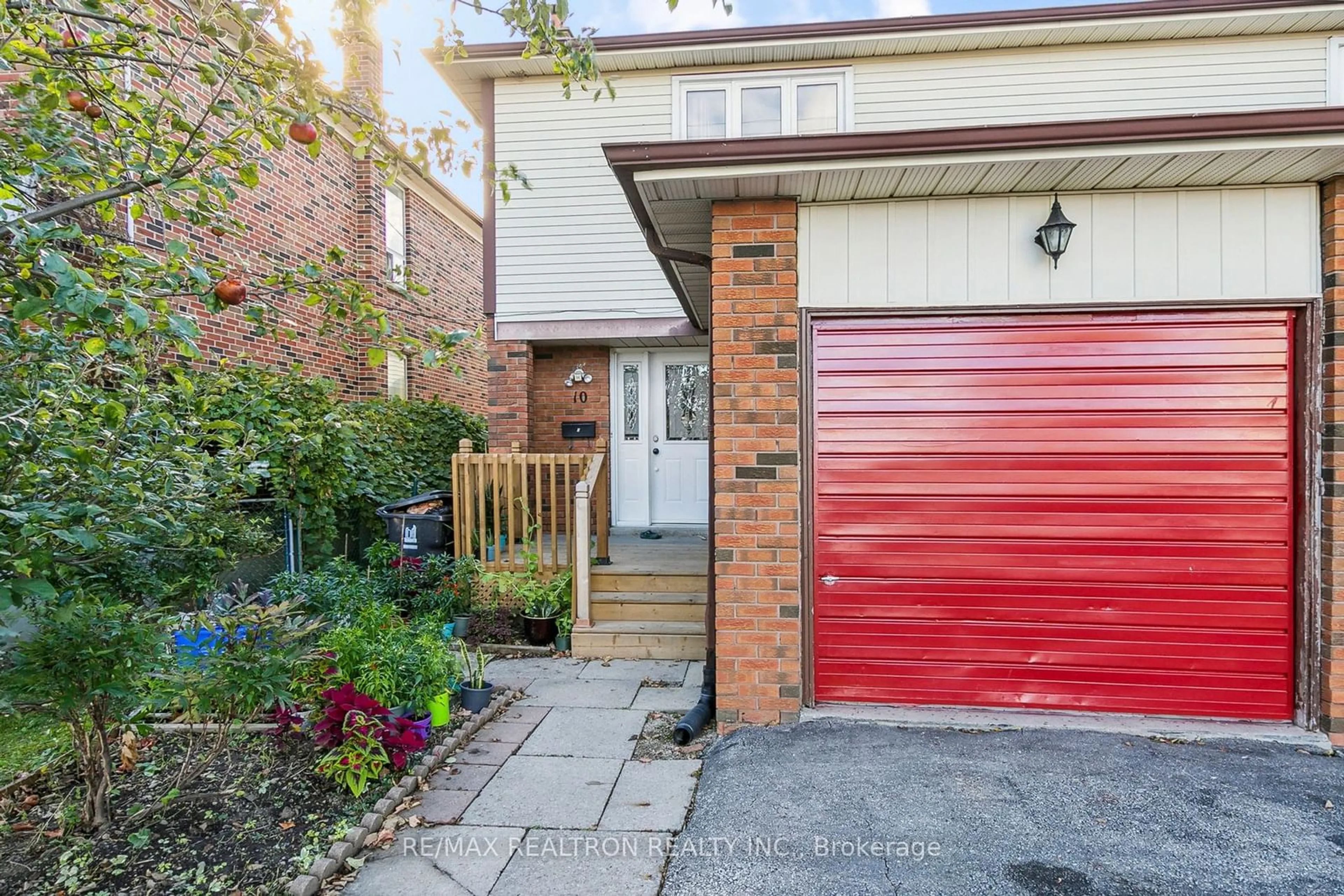 A pic from exterior of the house or condo, the fenced backyard for 10 Granger Ave, Toronto Ontario M1K 3L2