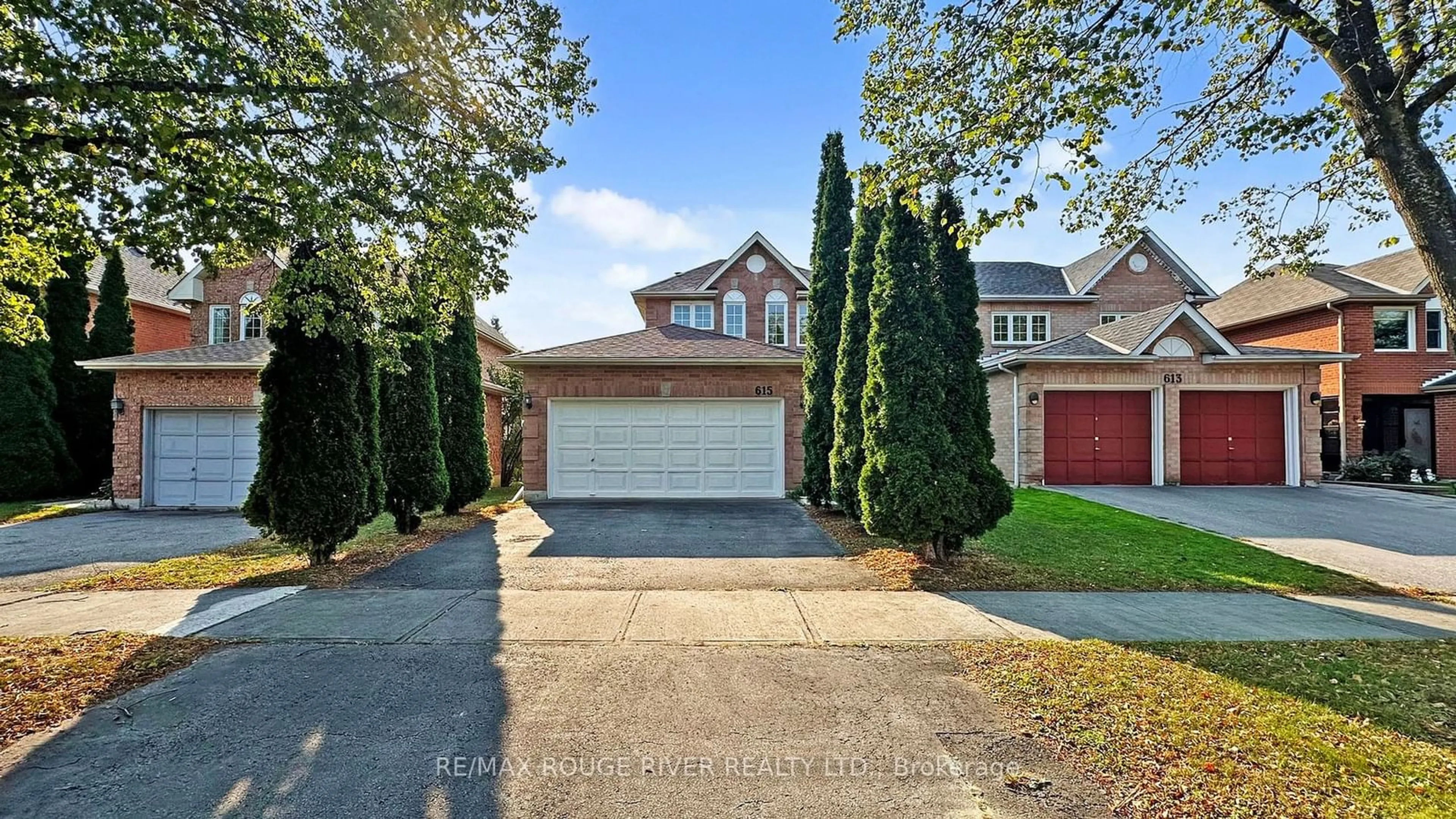 A pic from exterior of the house or condo, the street view for 615 Graceland Crt, Pickering Ontario L1V 6N9