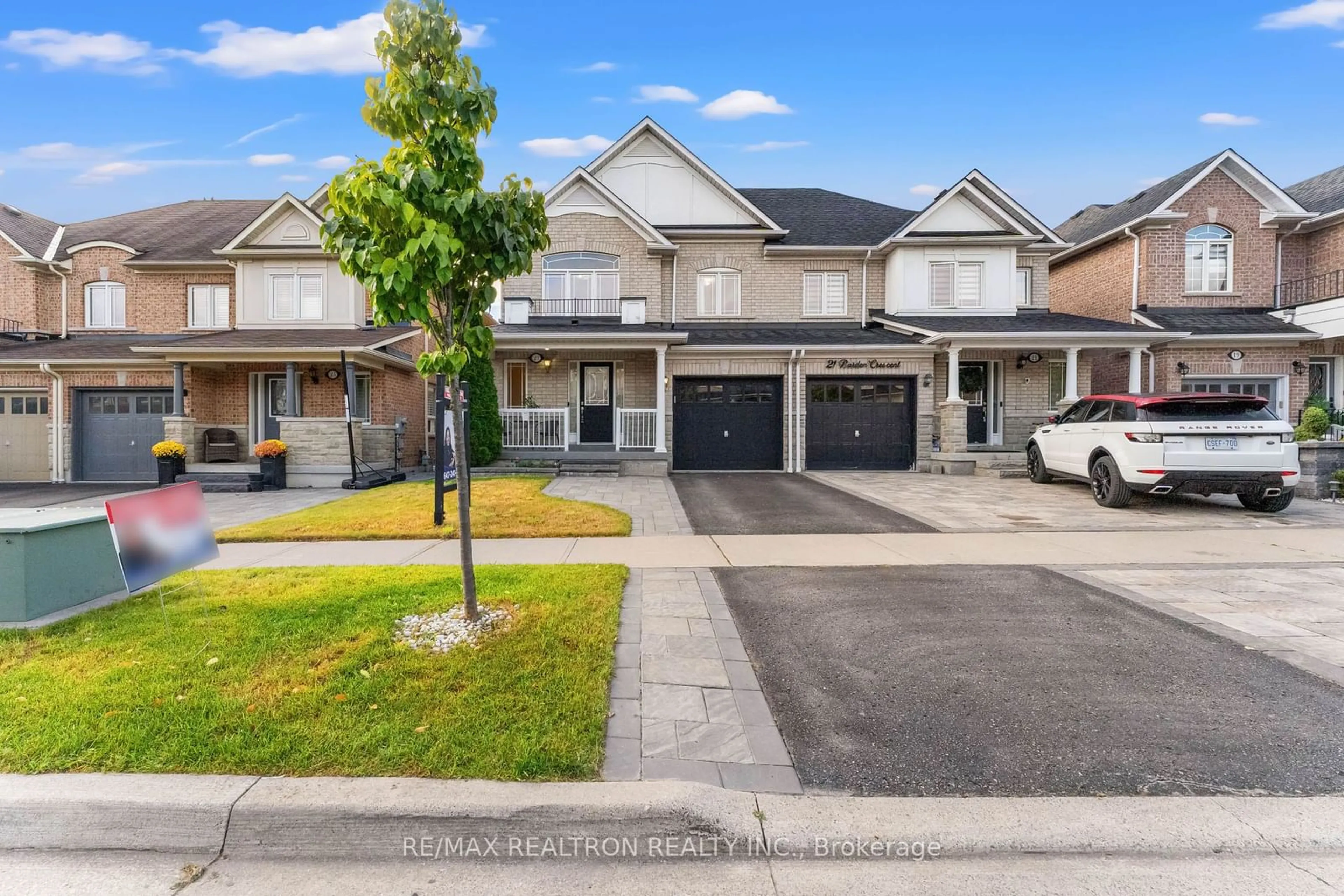 A pic from exterior of the house or condo, the street view for 23 Barden Cres, Ajax Ontario L1Z 2A8