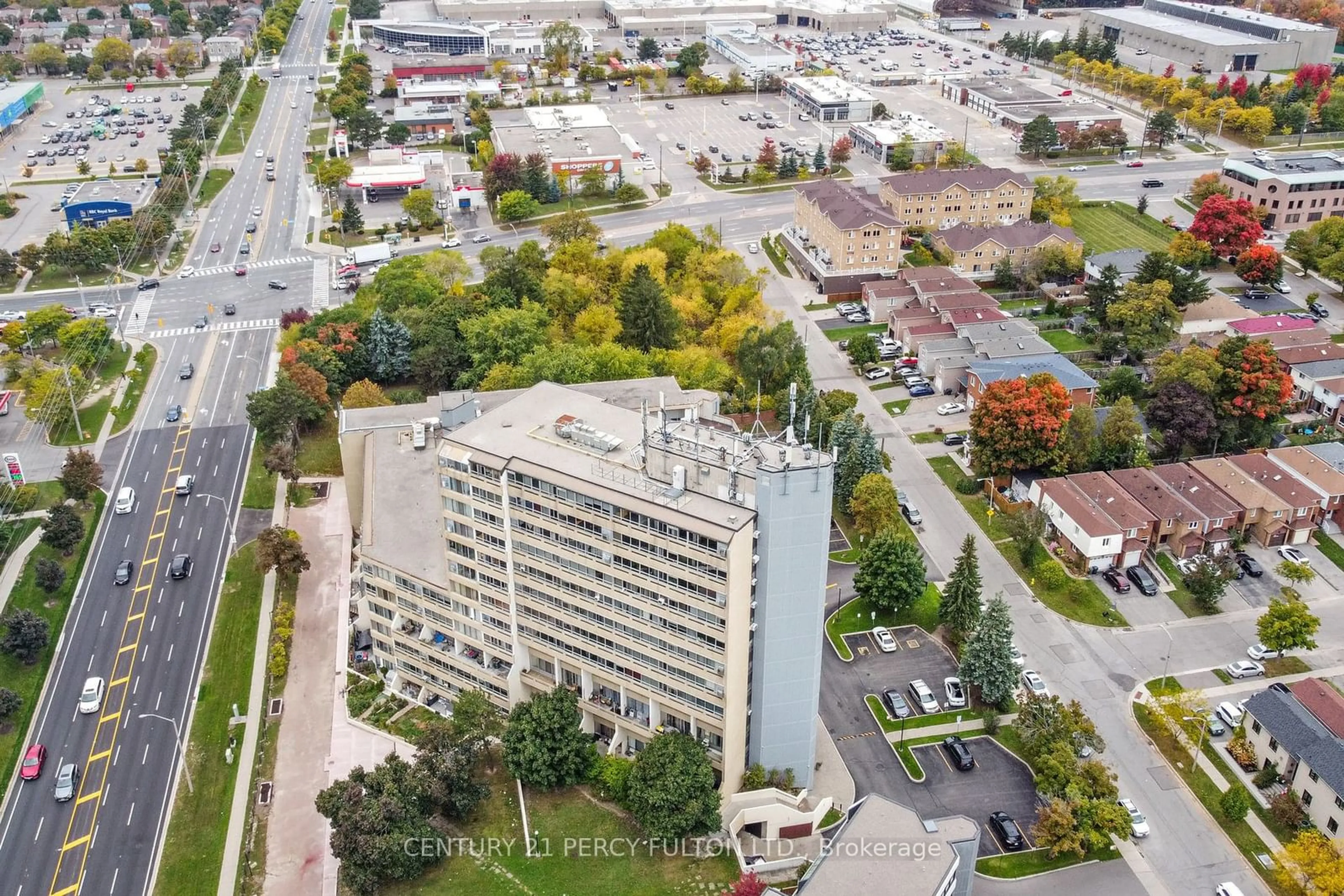 A pic from exterior of the house or condo, the street view for 5580 Sheppard Ave #1004, Toronto Ontario M1B 2L3