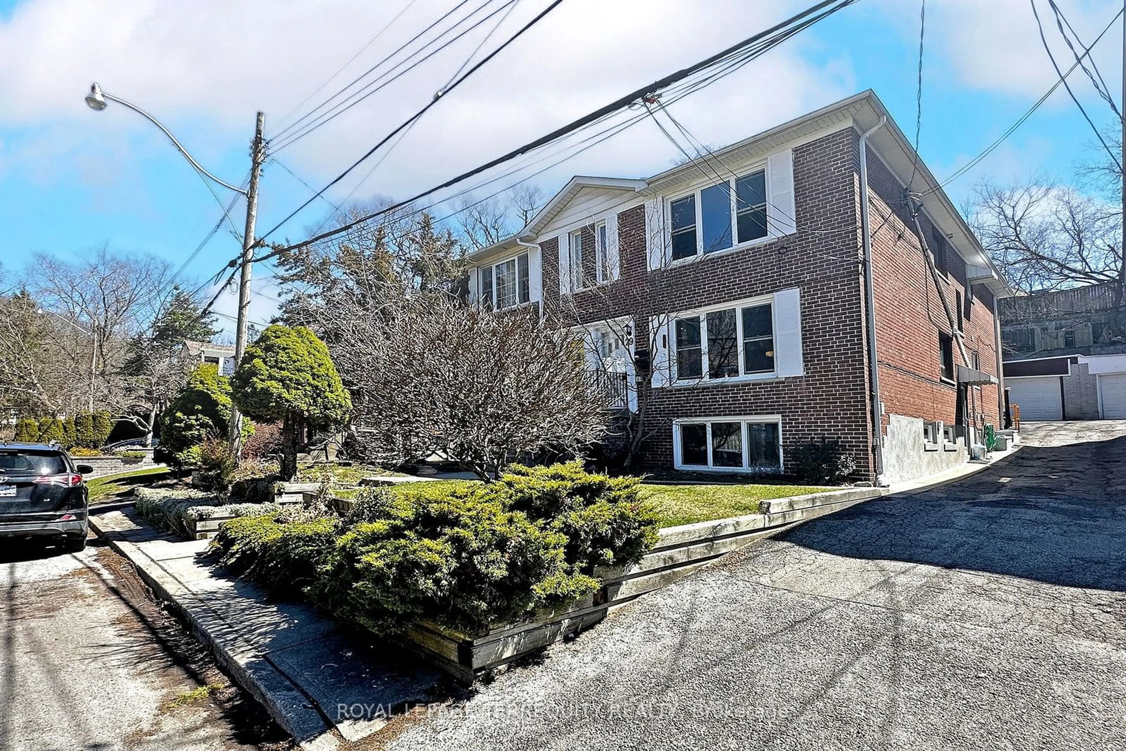 A pic from exterior of the house or condo, the street view for 29 Love Cres, Toronto Ontario M4E 1V6