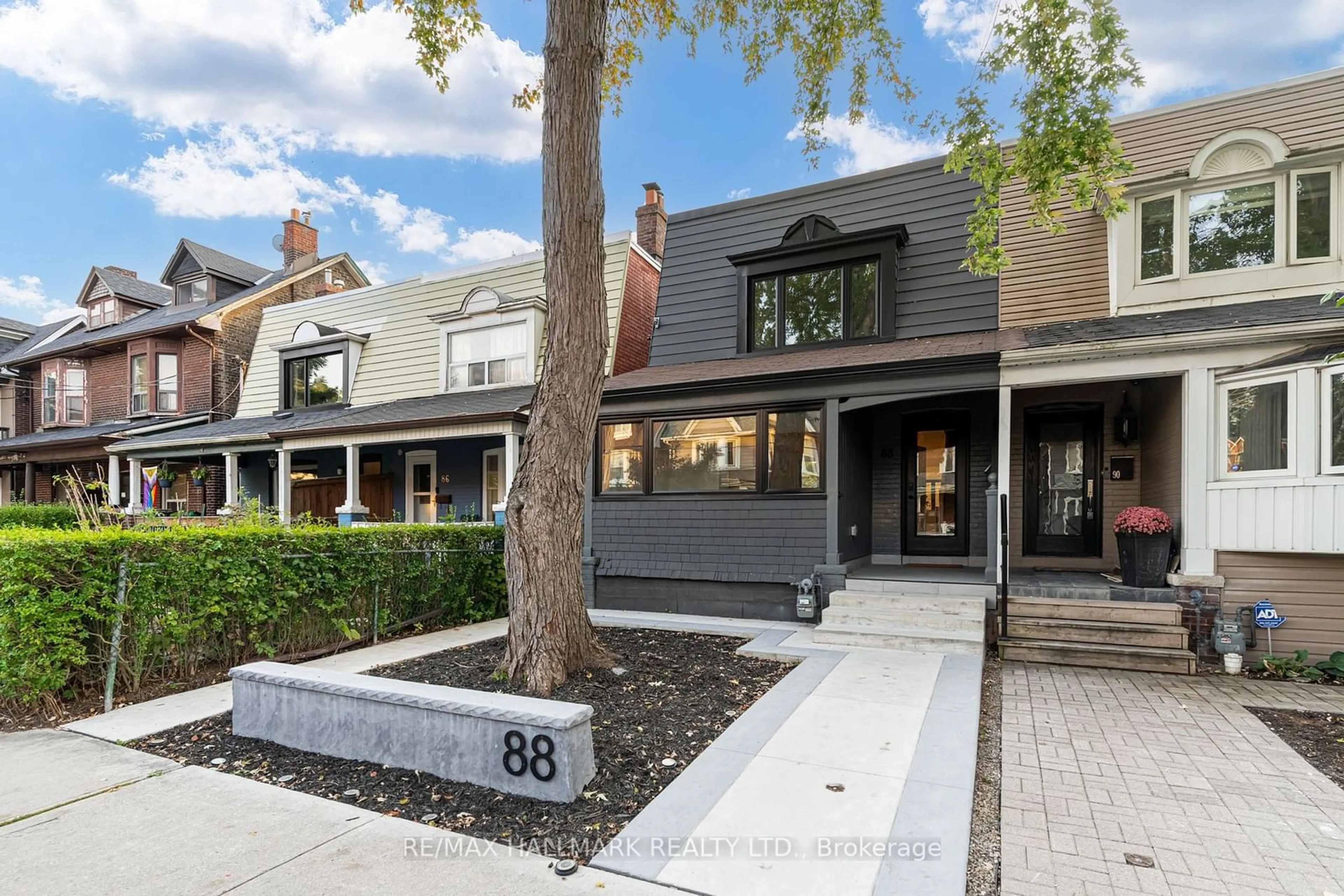 Home with brick exterior material for 88 Greenwood Ave, Toronto Ontario M4L 2P6