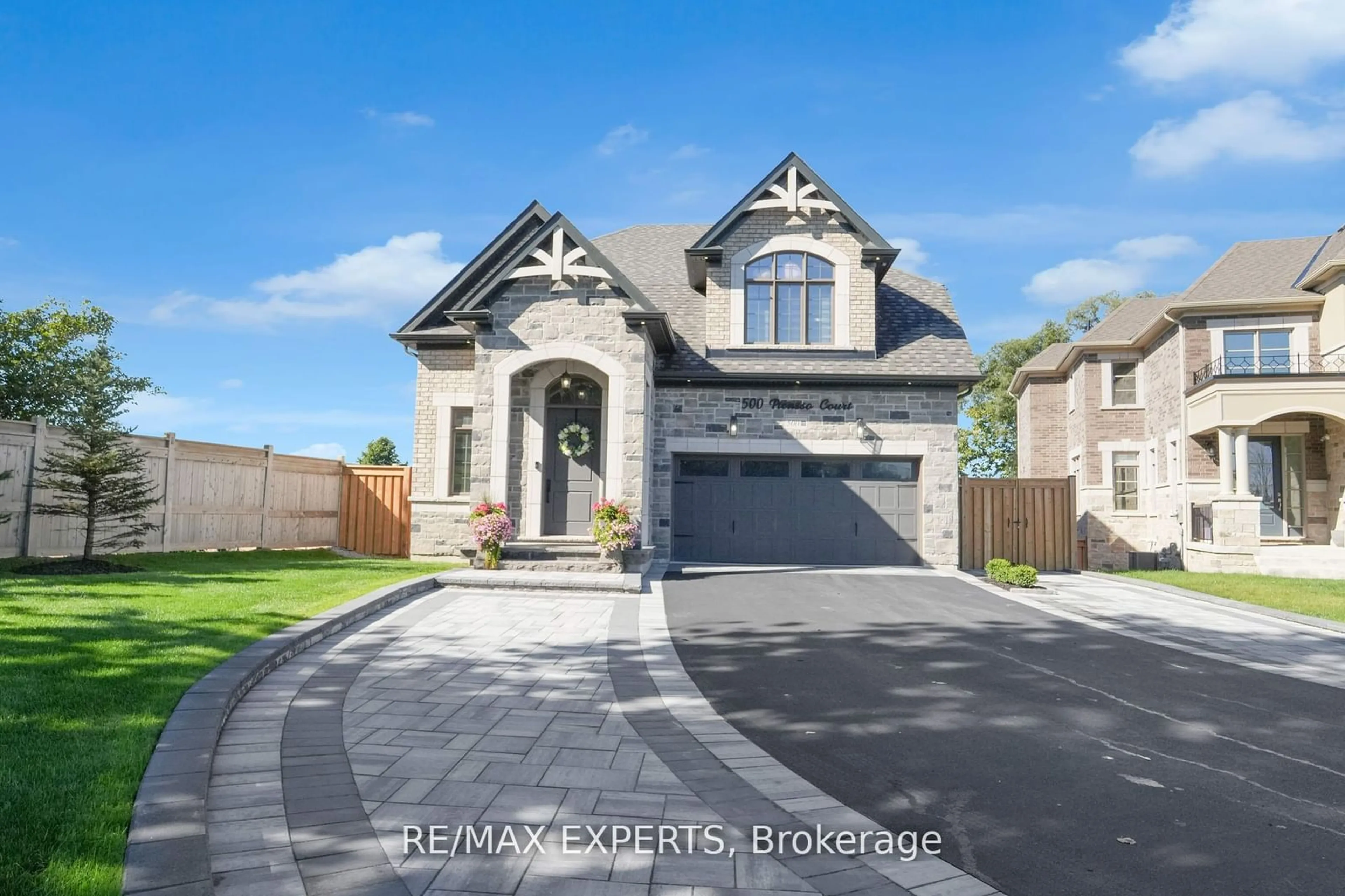 Frontside or backside of a home, the street view for 500 Picasso Crt, Pickering Ontario L1W 0A9