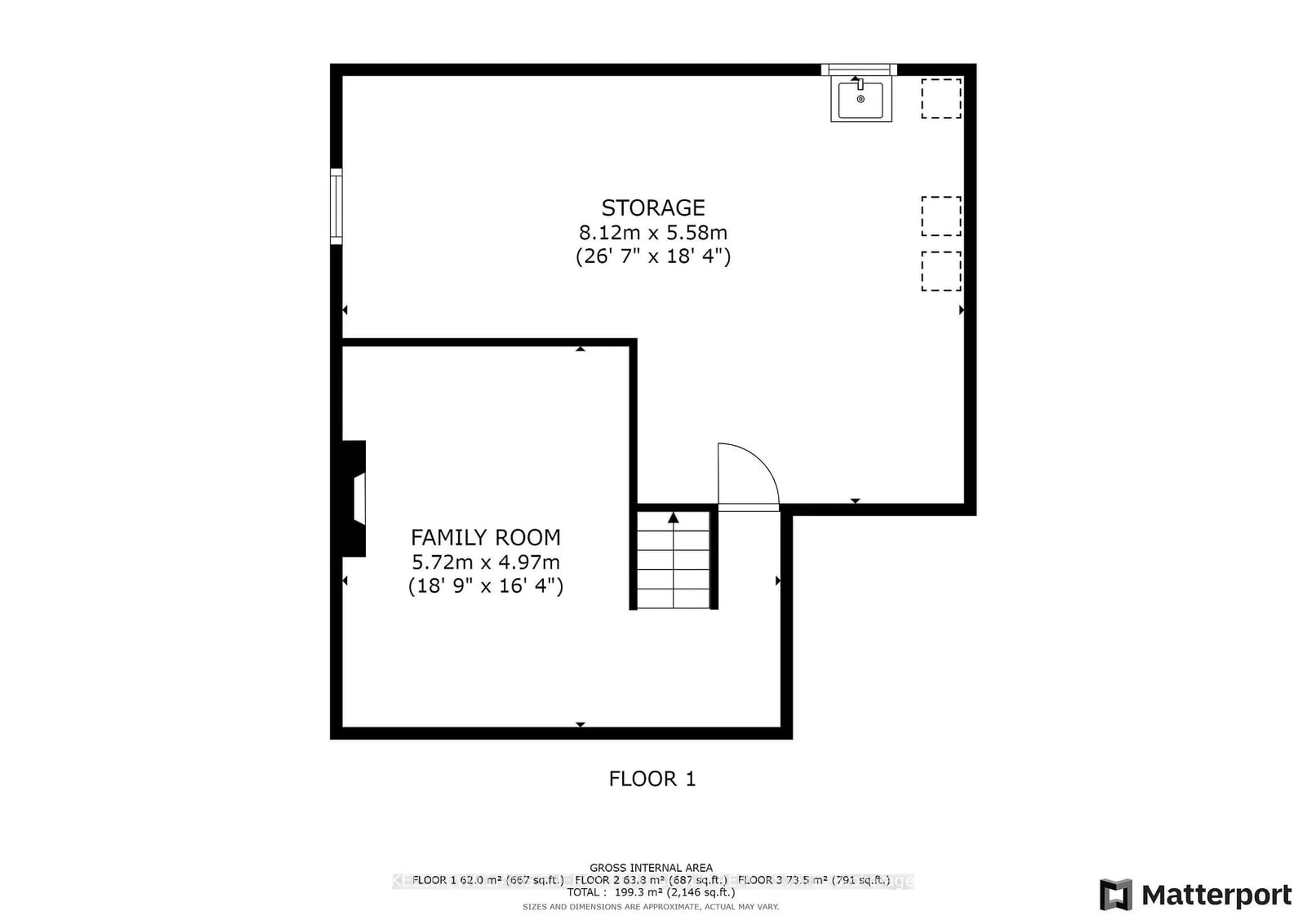 Floor plan for 263 Bluejay Cres, Oshawa Ontario L1G 6X4