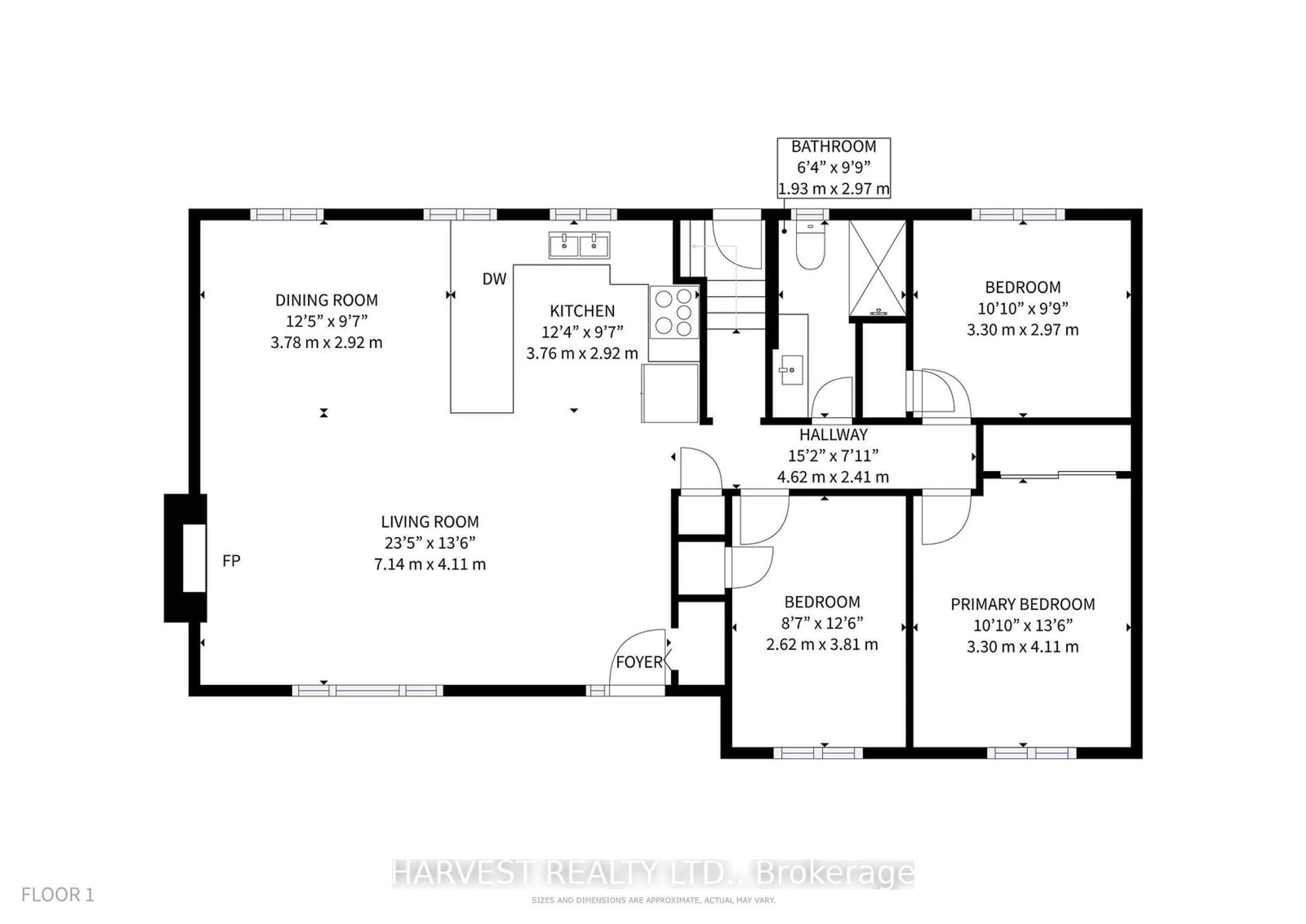 Floor plan for 47 Commons Dr, Toronto Ontario M1T 1E3