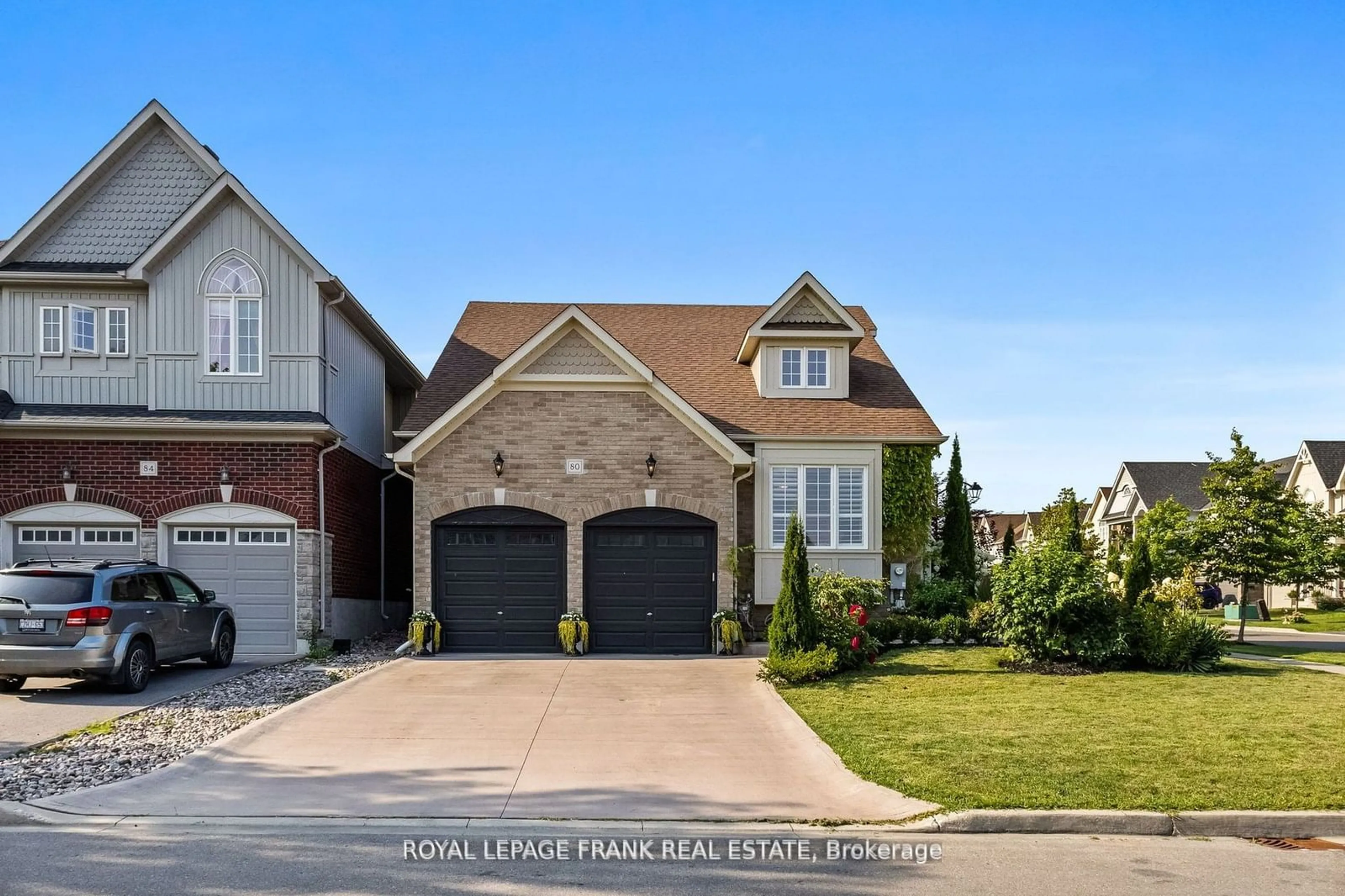 Frontside or backside of a home, the street view for 80 Courtney St, Clarington Ontario L1C 0S2