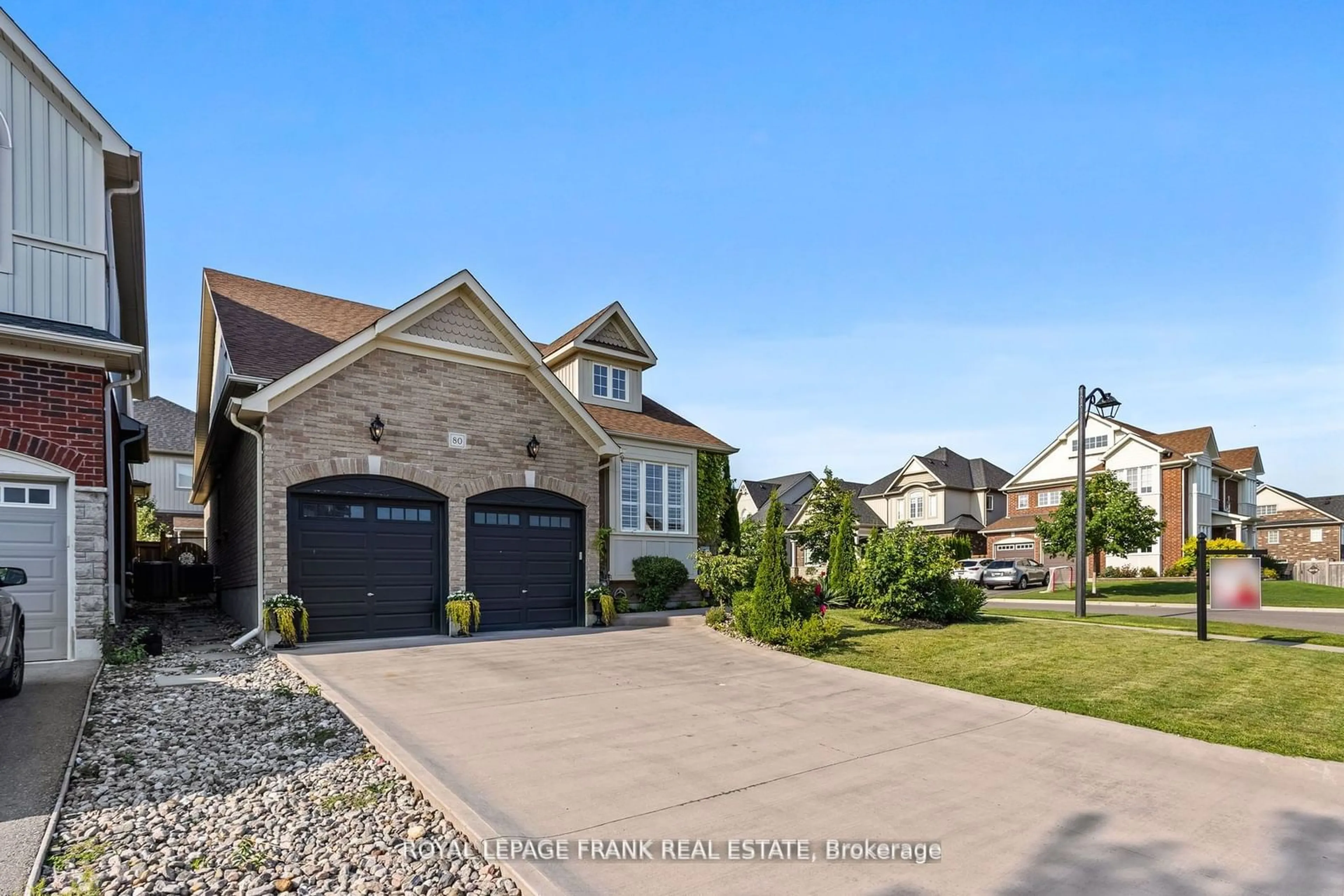 Frontside or backside of a home, the street view for 80 Courtney St, Clarington Ontario L1C 0S2