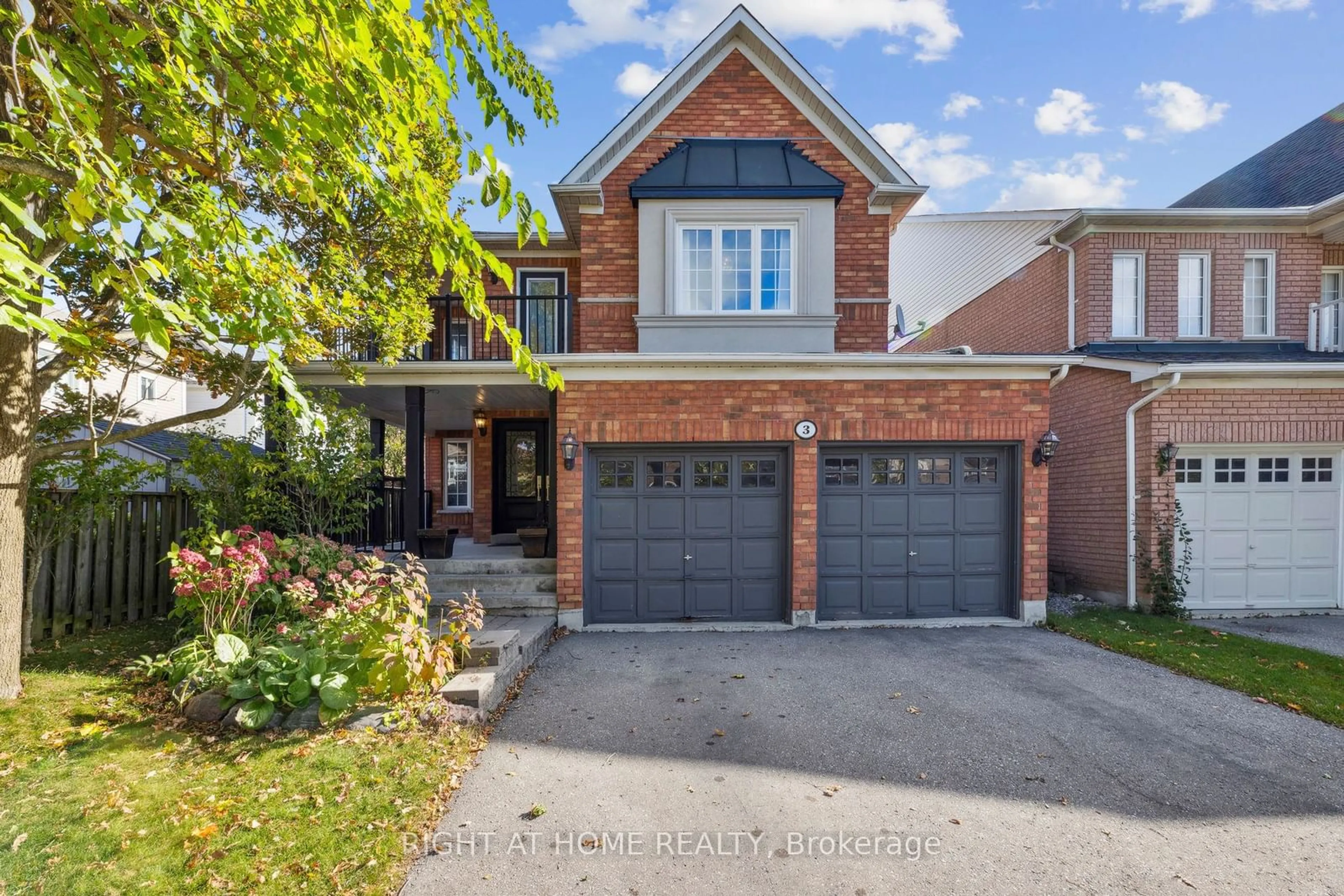 A pic from exterior of the house or condo, the street view for 3 Davey St, Ajax Ontario L1Z 1K8