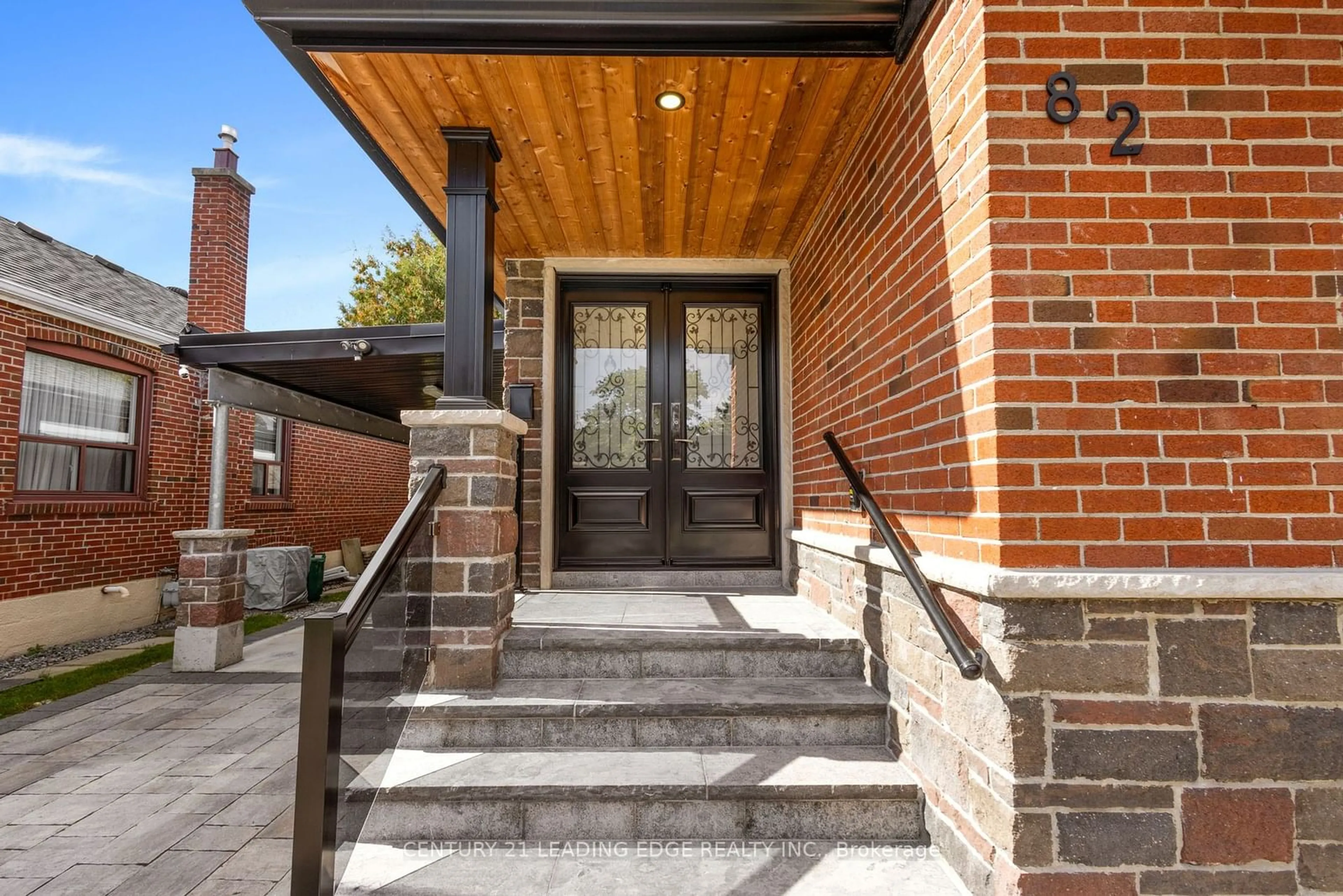 Home with brick exterior material for 82 Lynvalley Cres, Toronto Ontario M1R 2V4