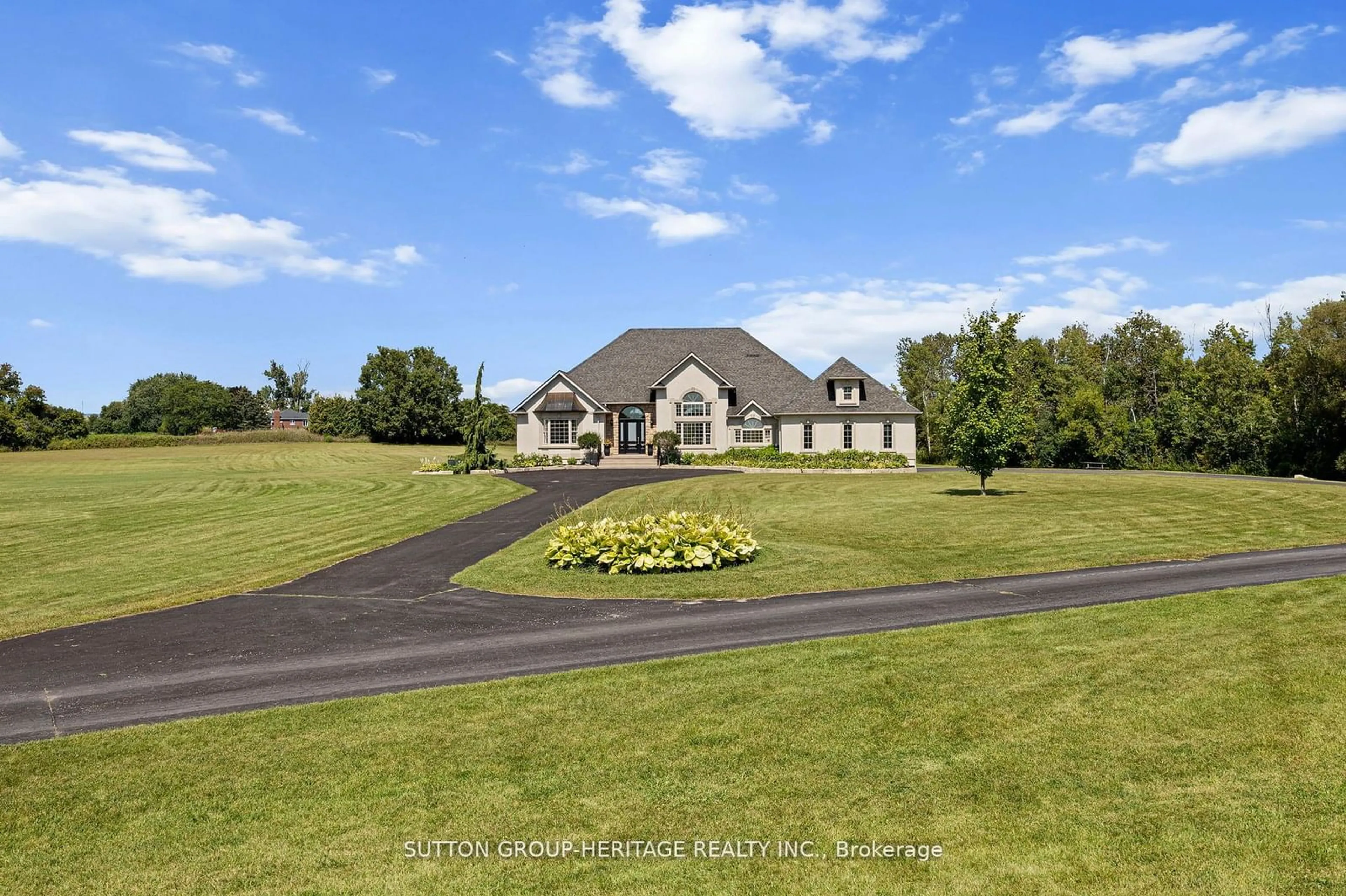 Frontside or backside of a home, the street view for 2100 Taunton Rd, Clarington Ontario L0B 1J0