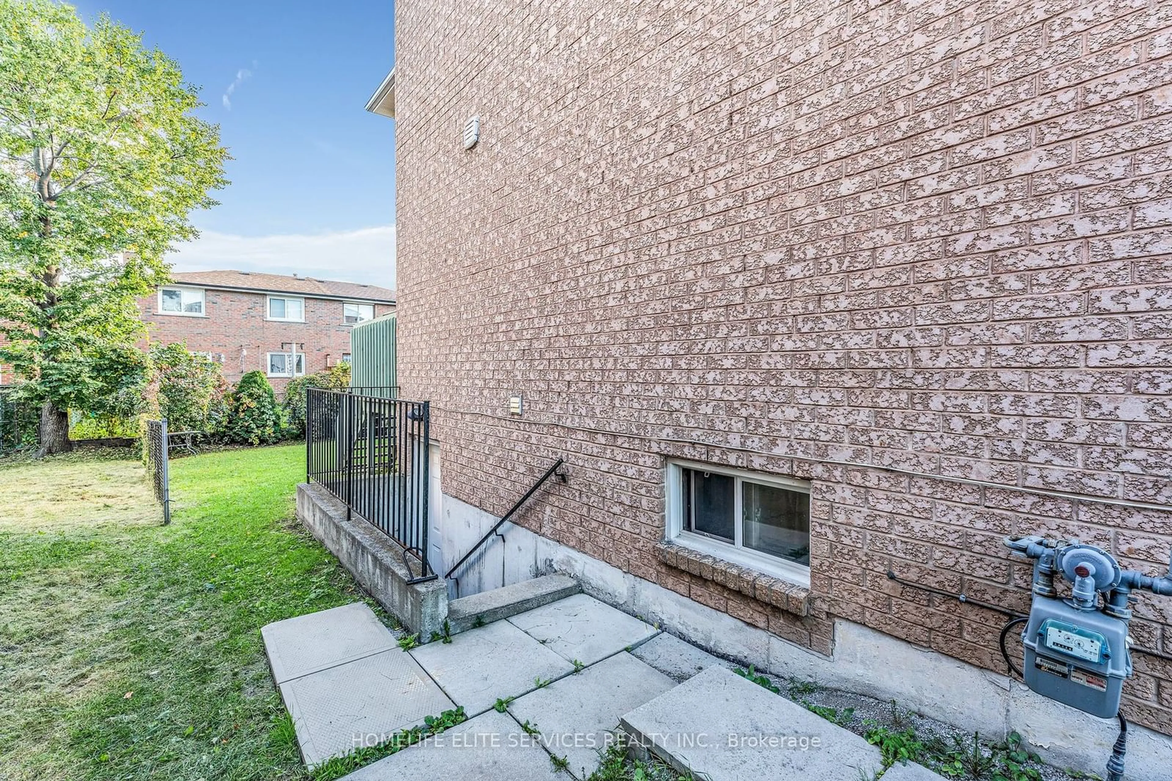 Patio, the fenced backyard for 9 Lenthall Ave, Toronto Ontario M1B 2C7