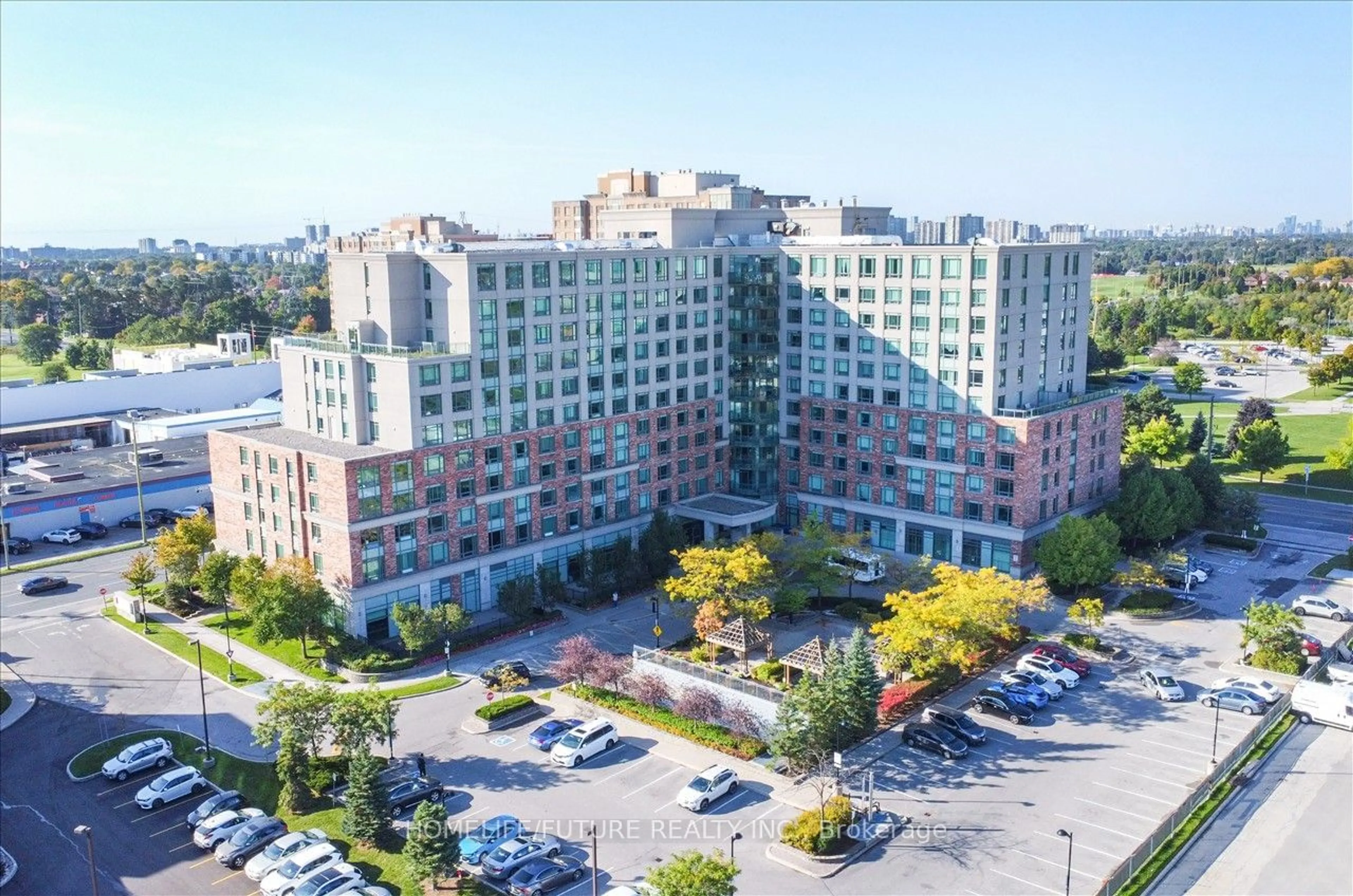 A pic from exterior of the house or condo, the front or back of building for 2020 Mcnicoll Ave #518, Toronto Ontario M1V 0B5