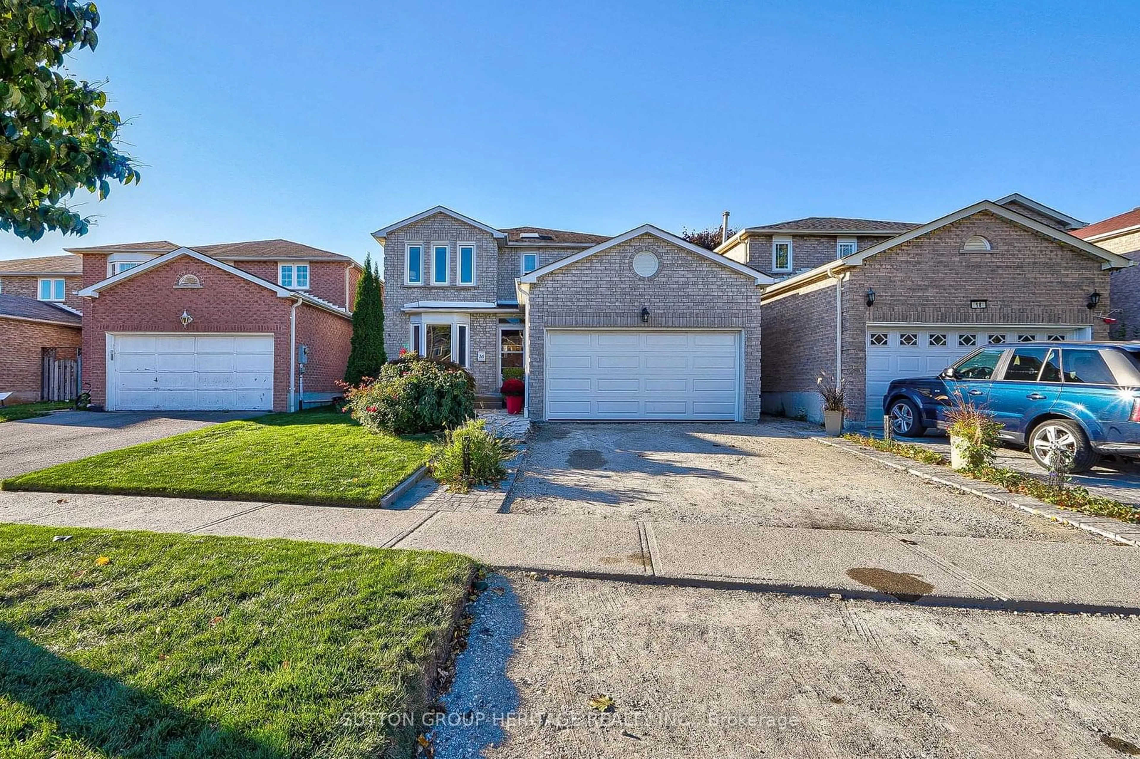 Frontside or backside of a home, the street view for 16 Dakin Dr, Ajax Ontario L1T 2R7