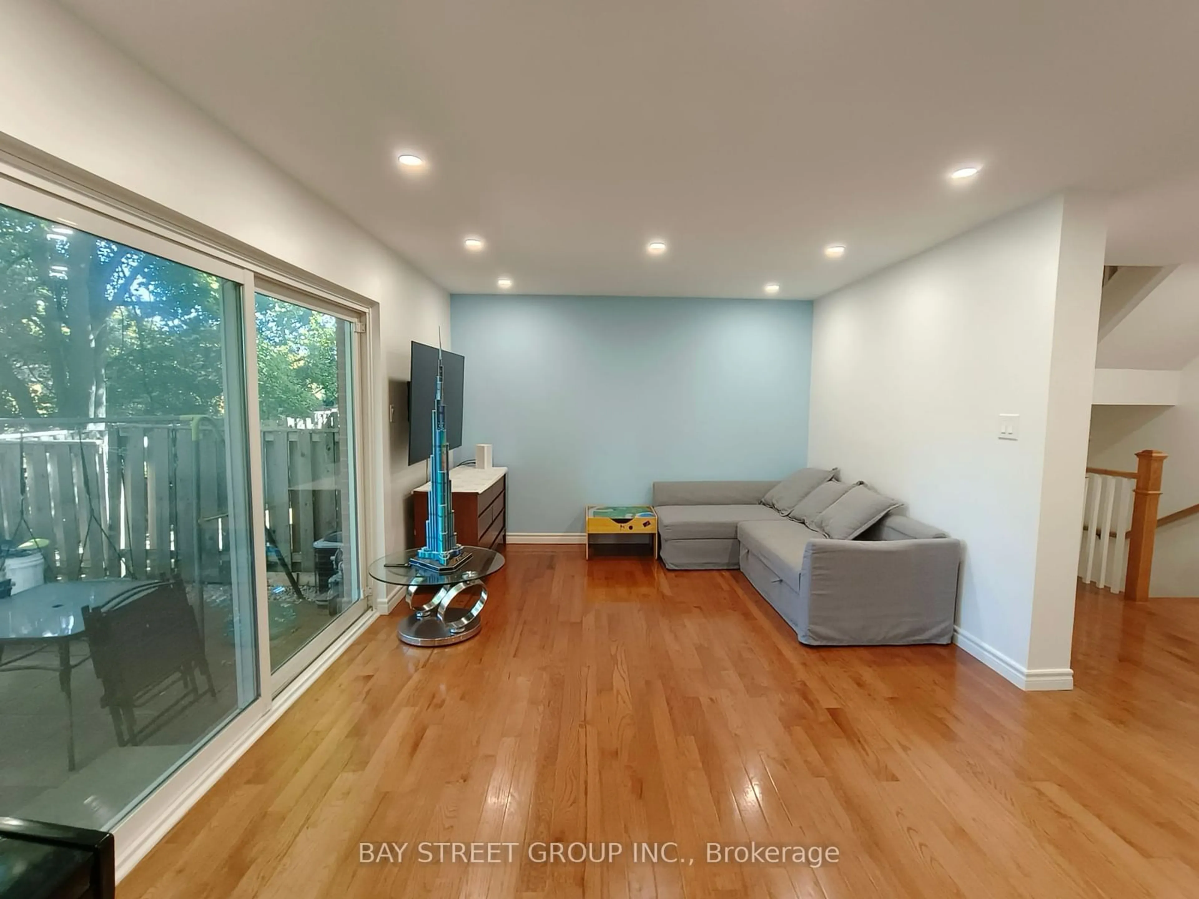 Living room, wood floors for 25 Brimwood Blvd #85, Toronto Ontario M1V 1E2