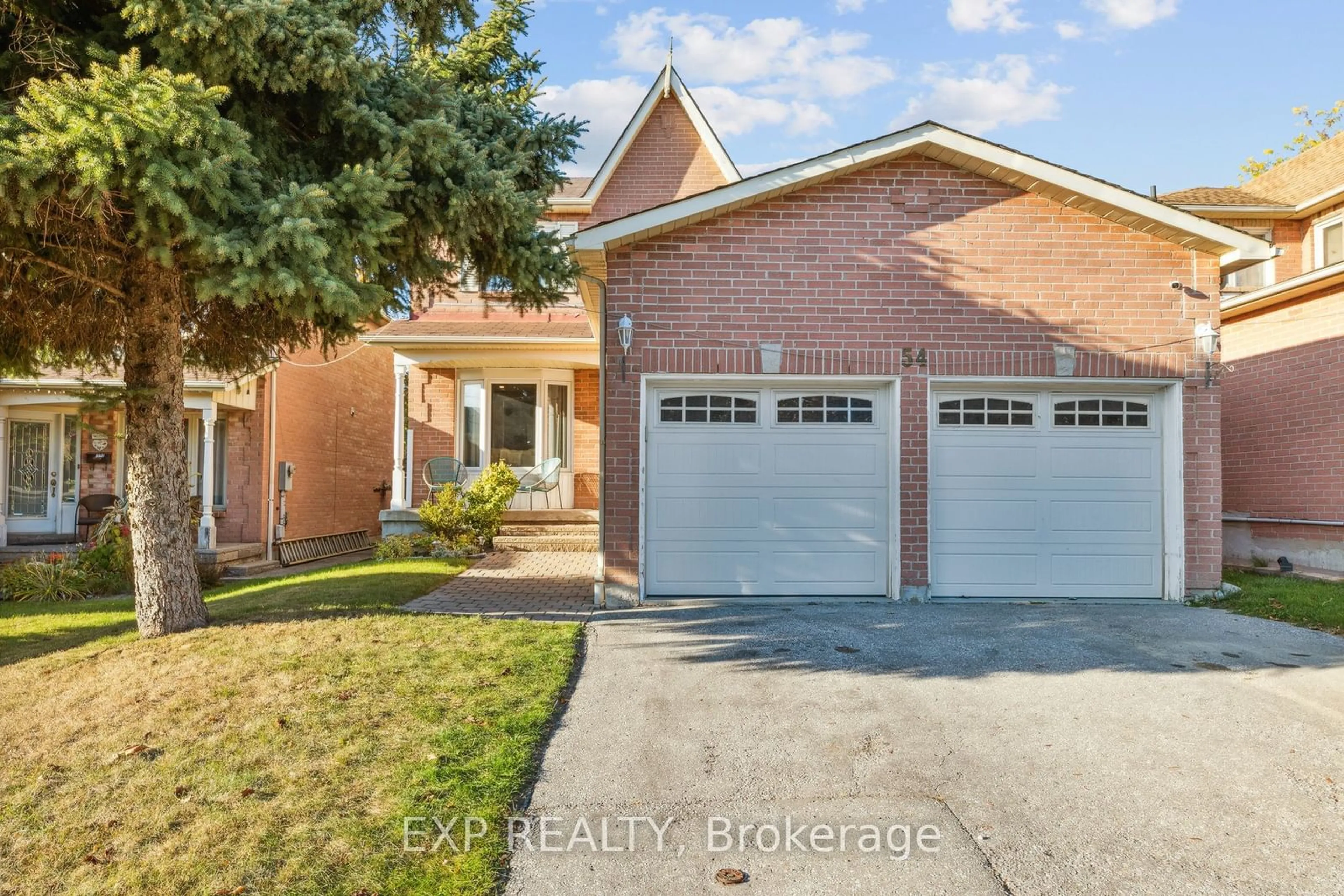 Frontside or backside of a home, cottage for 54 Magill Dr, Ajax Ontario L1T 3H8