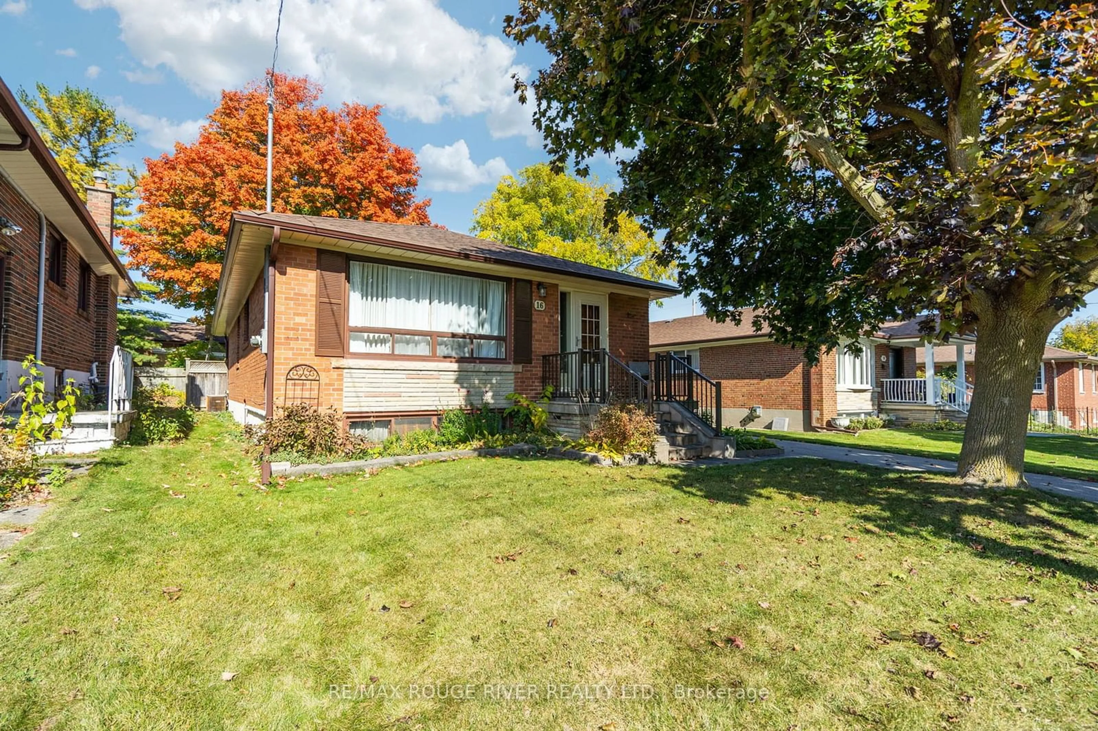 Home with brick exterior material for 16 Britwell Ave, Toronto Ontario M1P 3T2