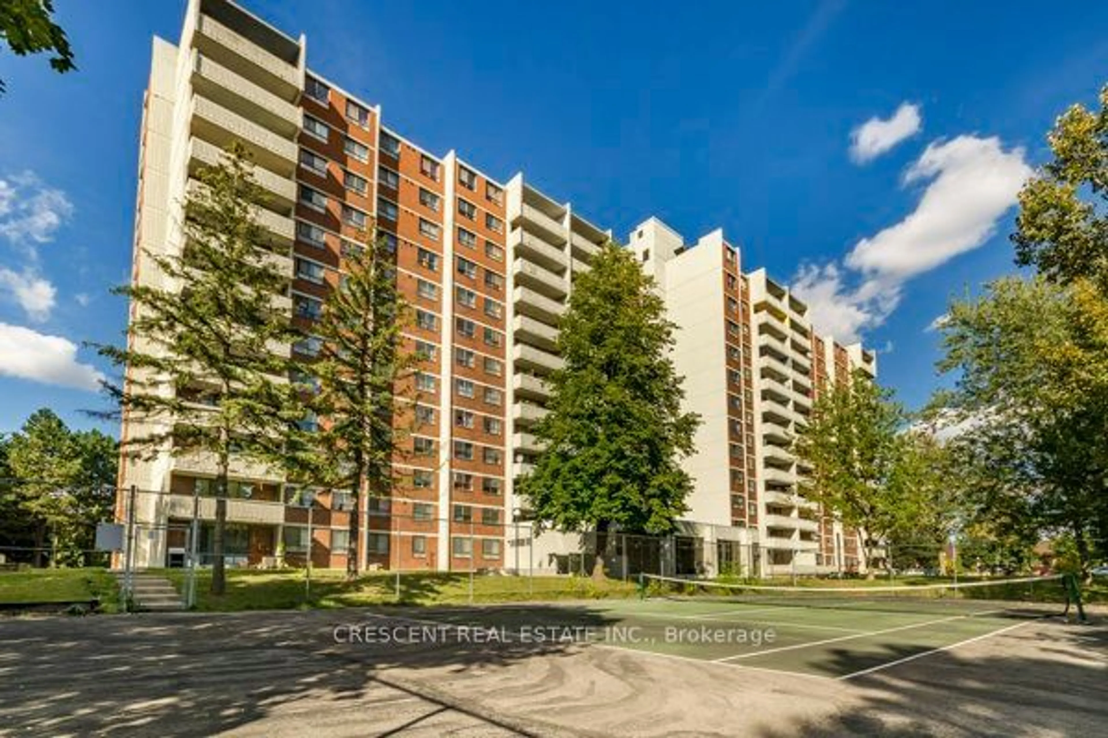 A pic from exterior of the house or condo, the front or back of building for 10 Stonehill Crt #611, Toronto Ontario M1W 2X8