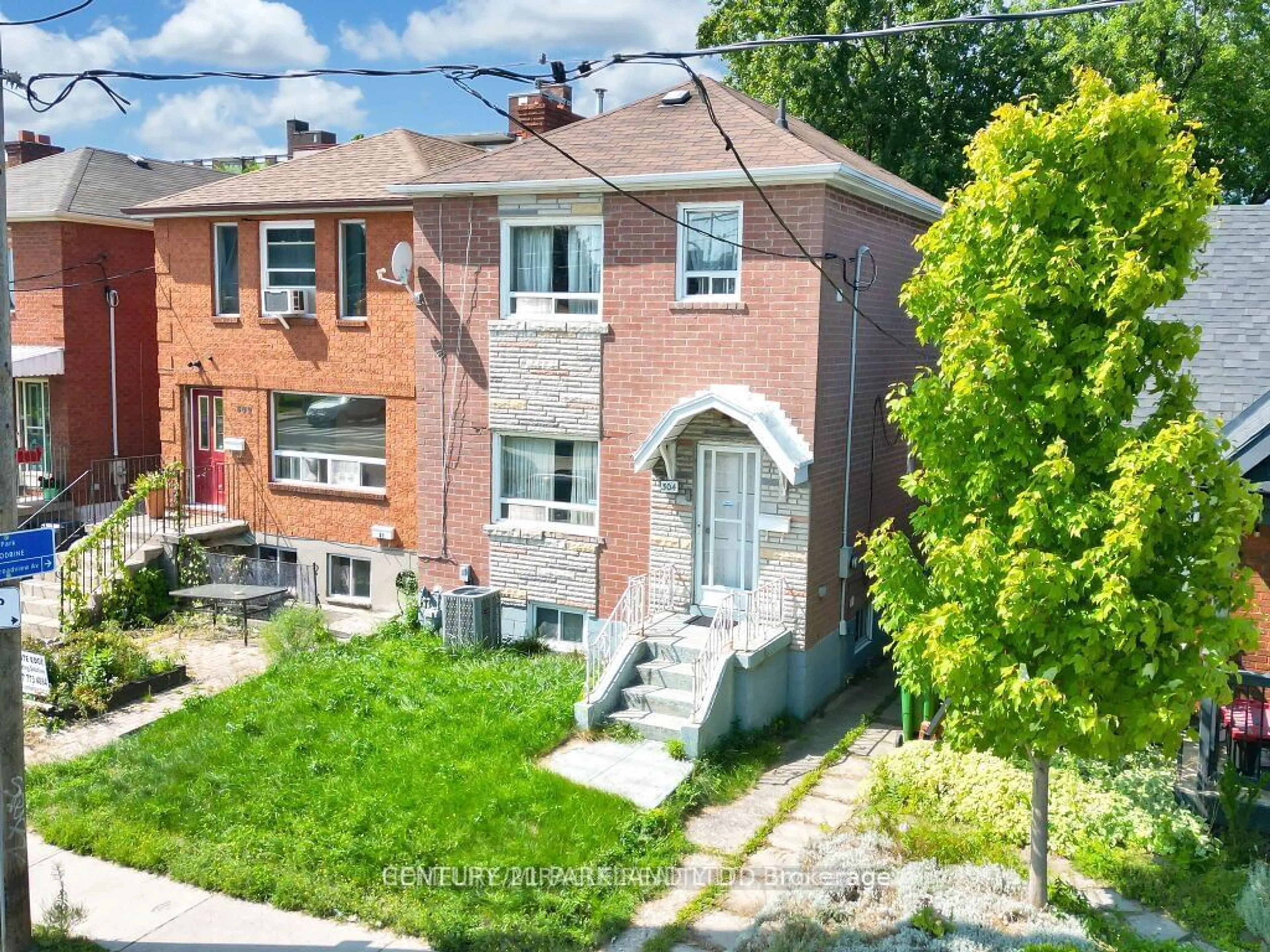 Frontside or backside of a home, the street view for 304 Donlands Ave, Toronto Ontario M4J 3R6