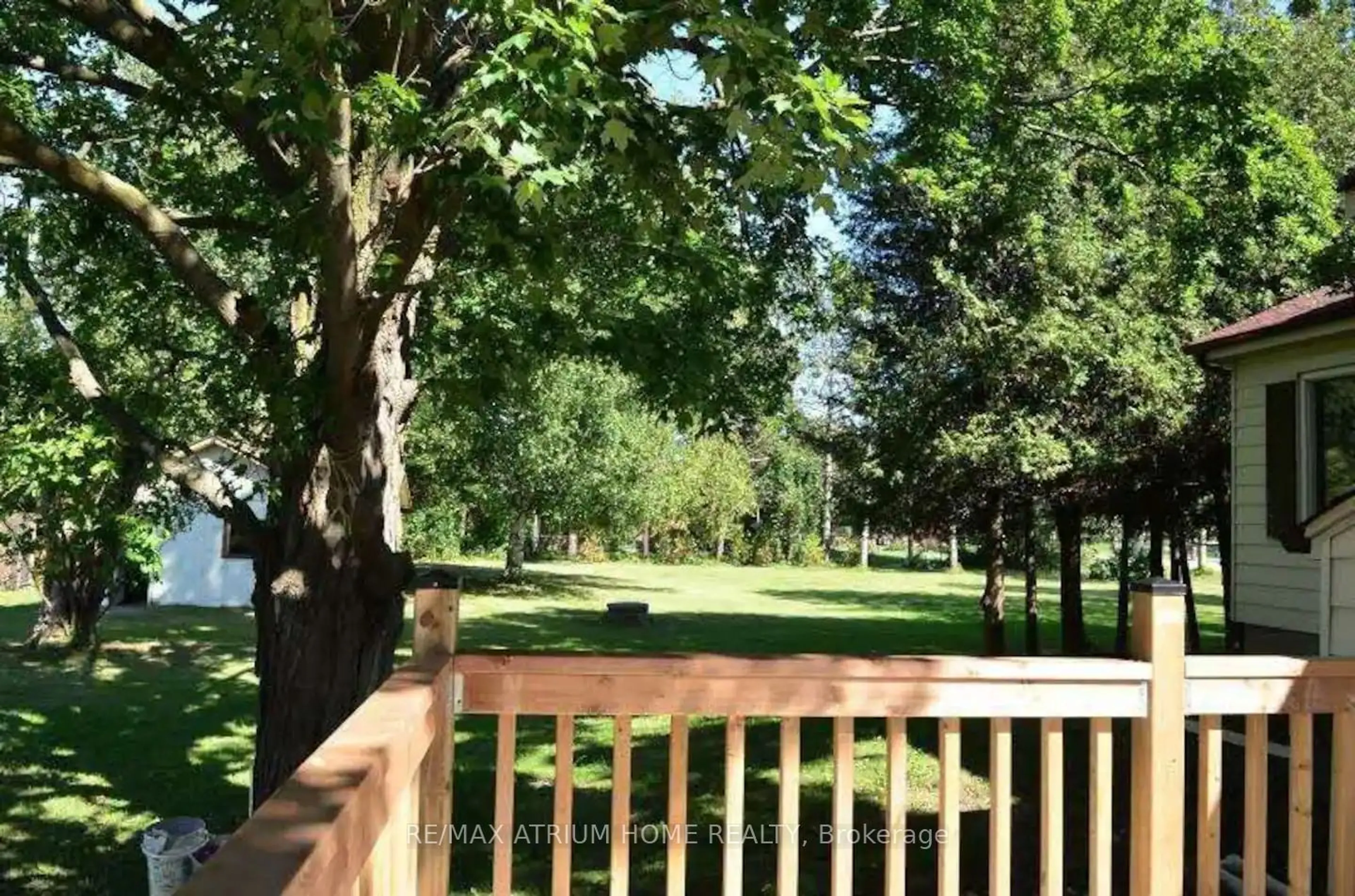 Patio, the fenced backyard for 1680 Victoria St, Whitby Ontario L1P 2B4