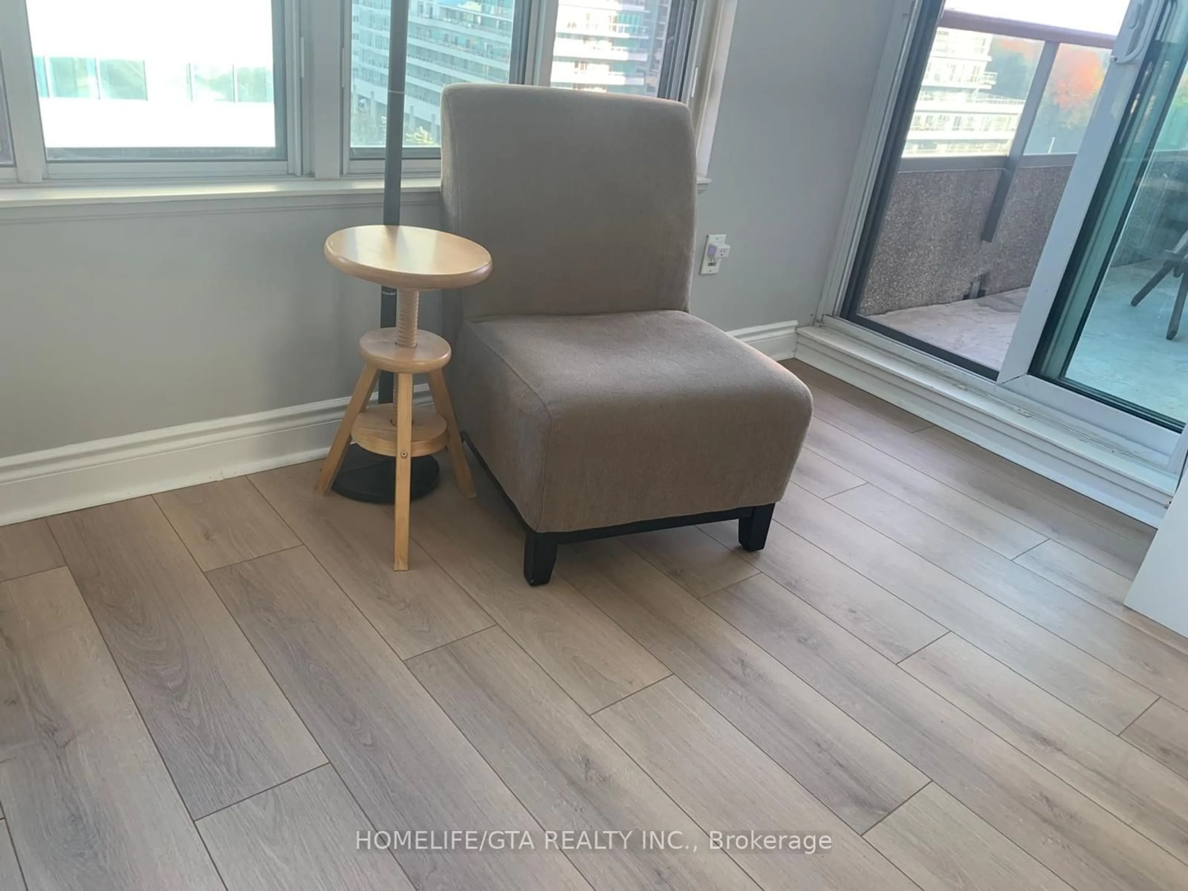 A pic of a room, wood floors for 60 Brian Harrison Way #1008, Toronto Ontario M1P 5J5