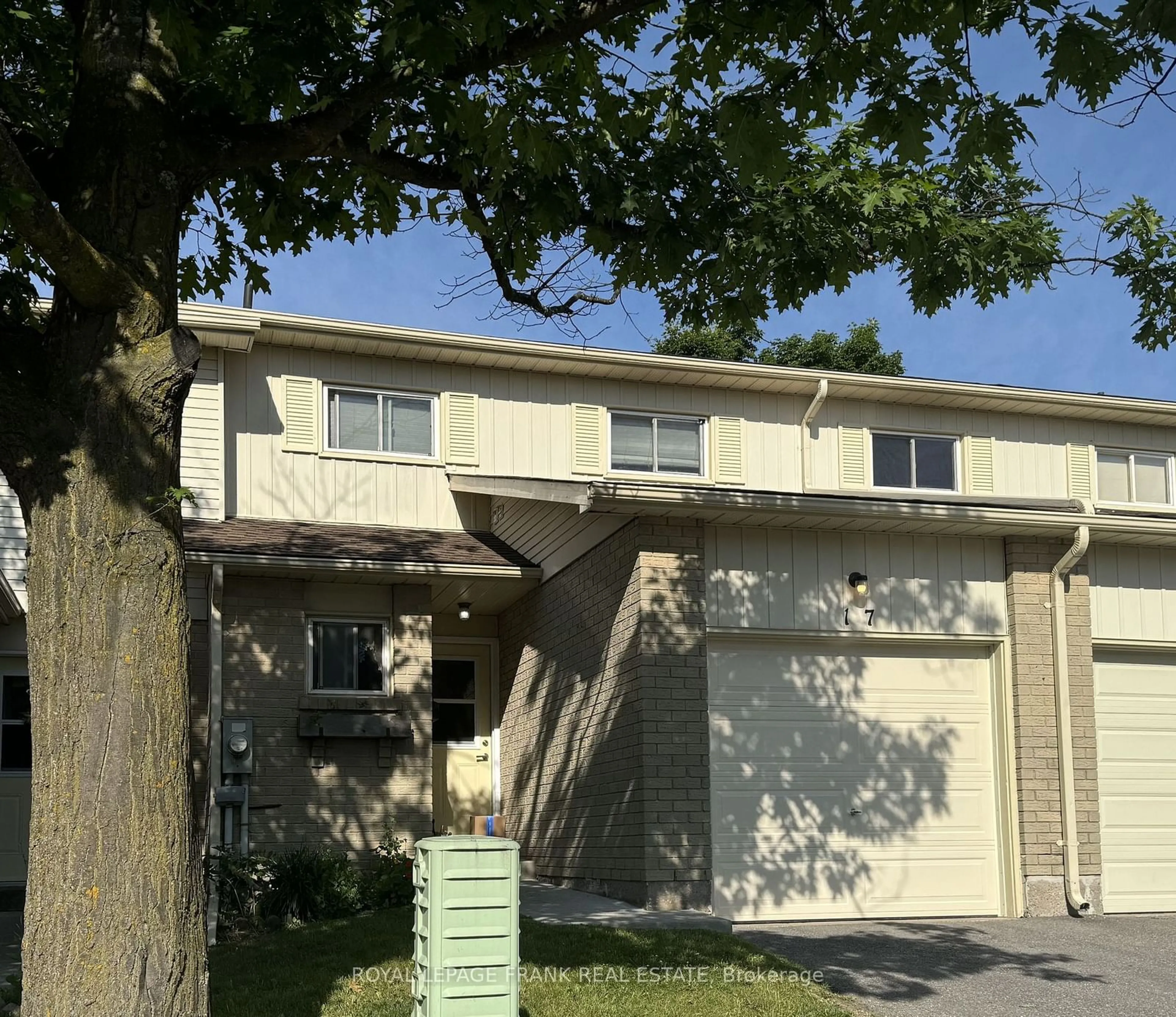 A pic from exterior of the house or condo, the street view for 700 Harmony Rd #17, Oshawa Ontario L1K 1S2