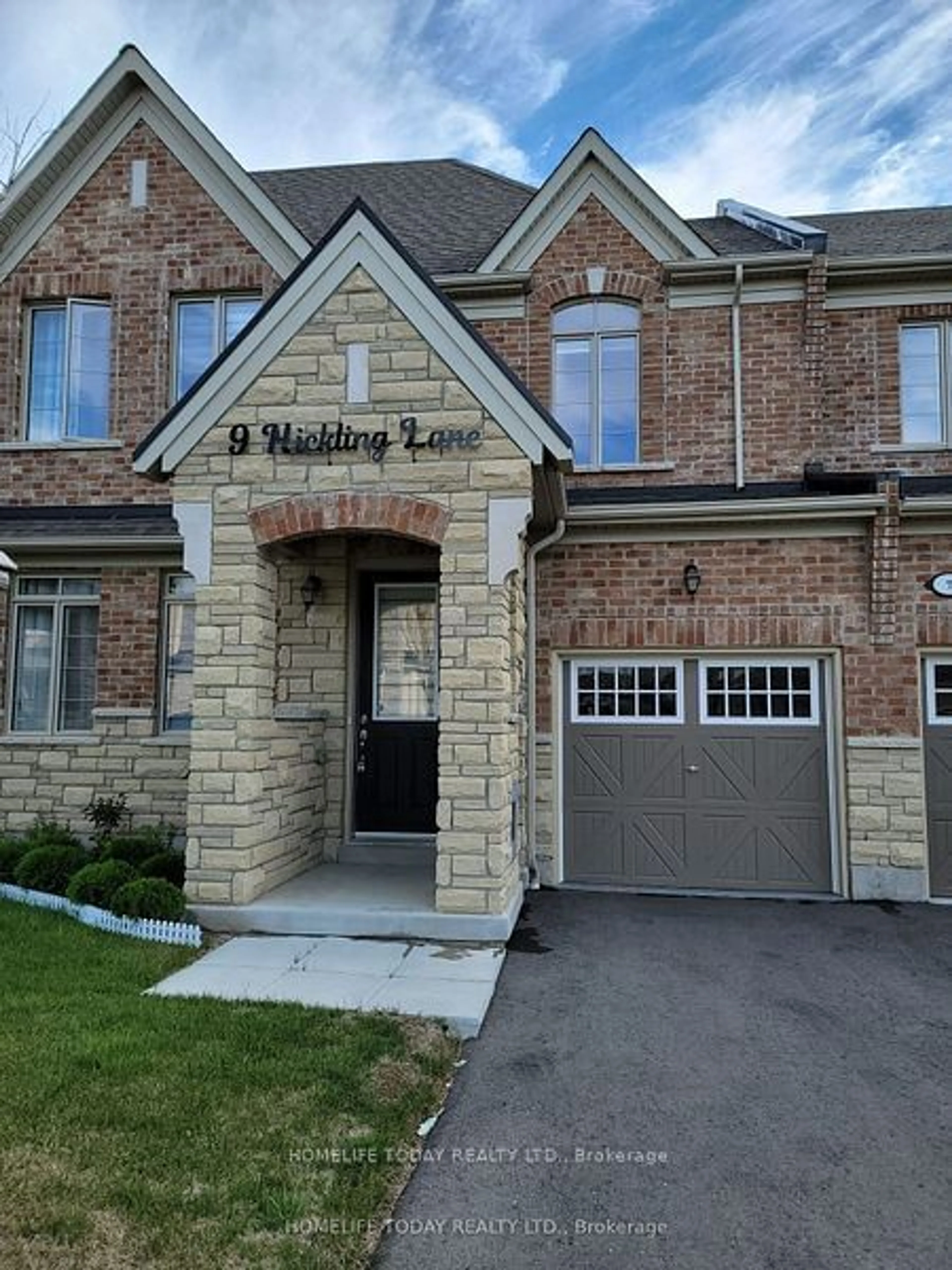 Home with brick exterior material for 9 Hickling Lane, Ajax Ontario L1T 4R1