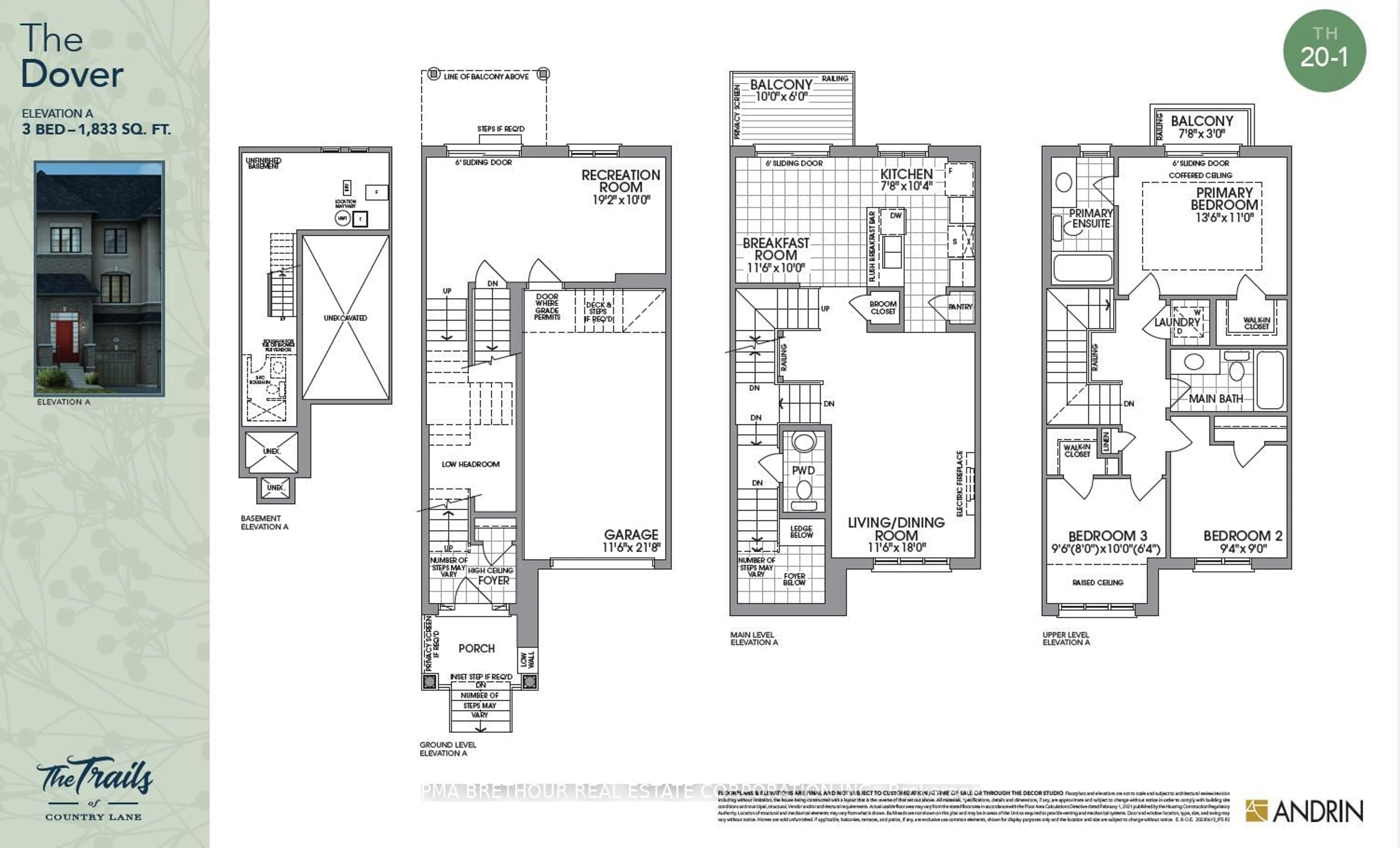 Floor plan for 42 Morrison Cres, Whitby Ontario L1N 5S4