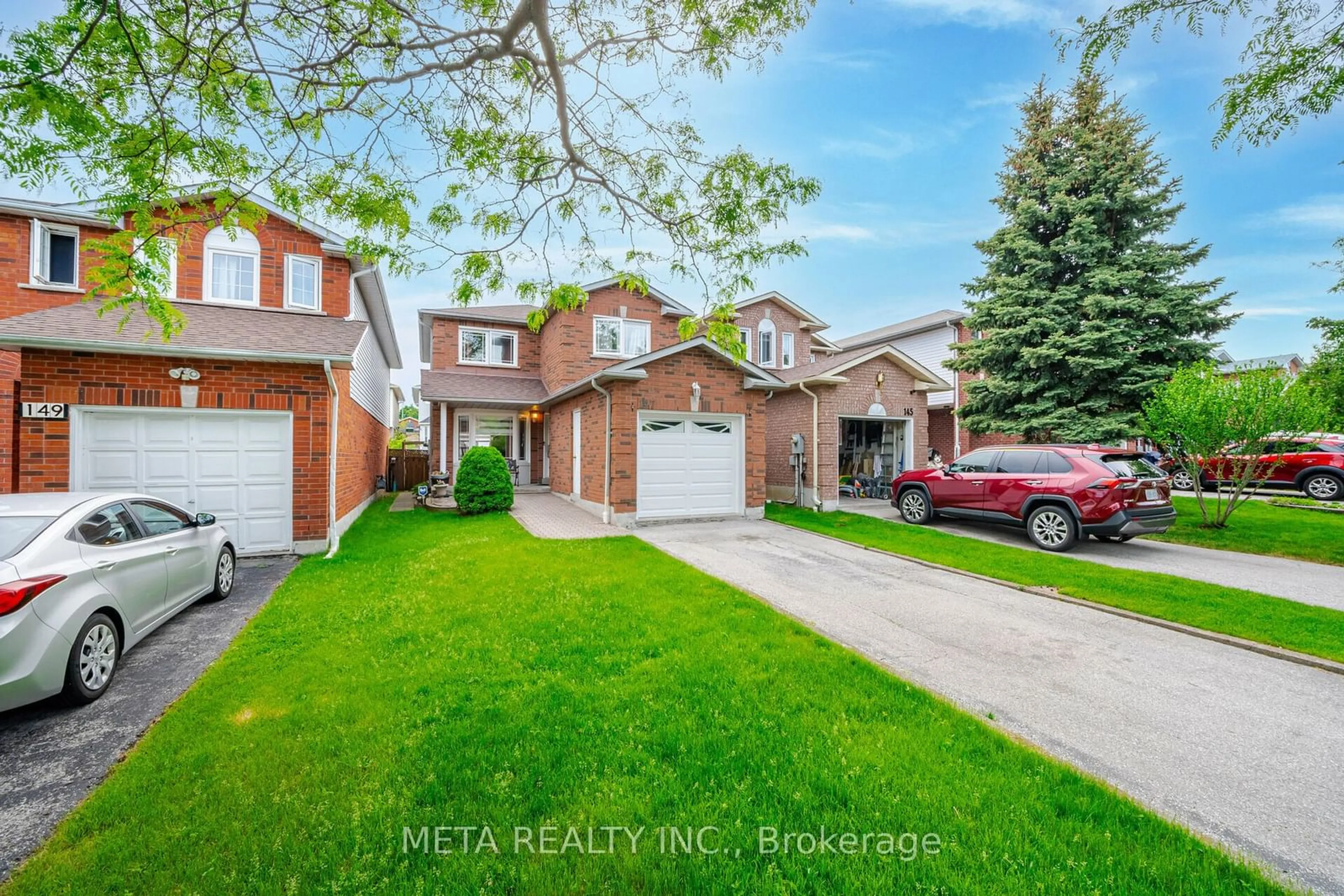 Frontside or backside of a home, the street view for 147 Andona Cres, Toronto Ontario M1C 5A1