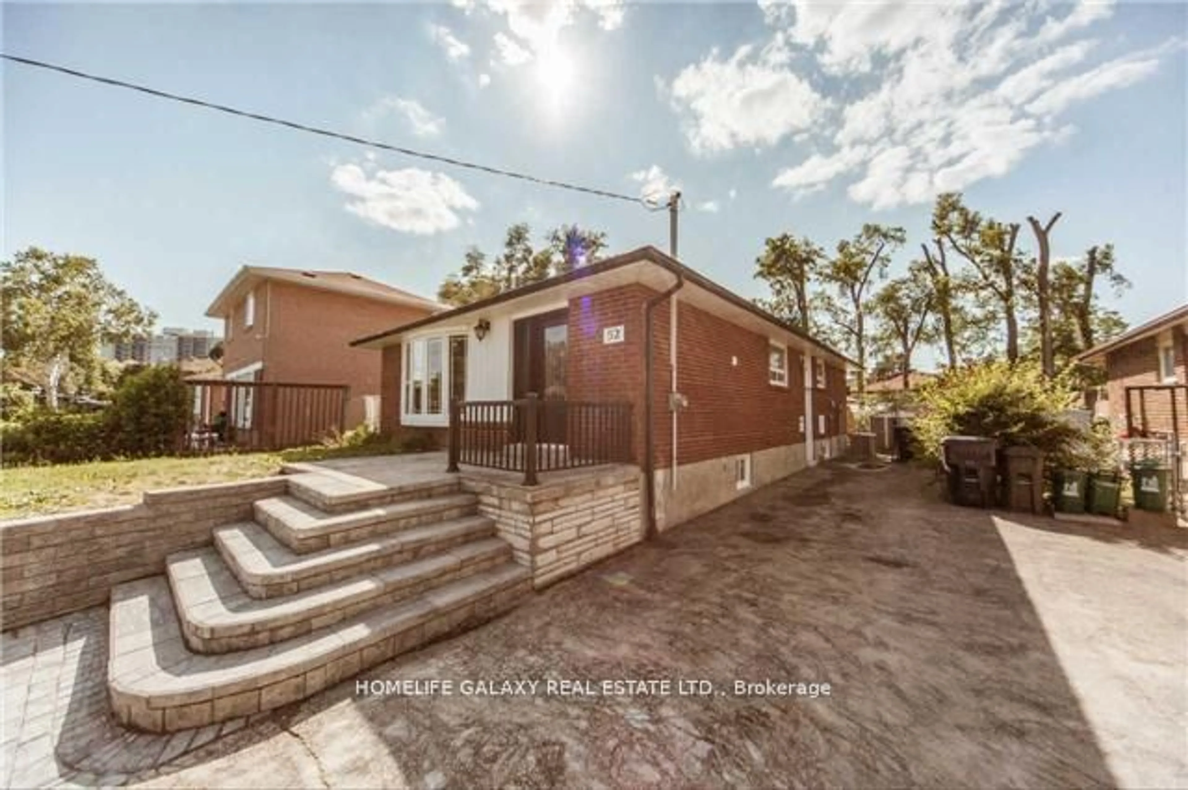 A pic from exterior of the house or condo, the street view for 52 Peace Dr, Toronto Ontario M1G 2V4