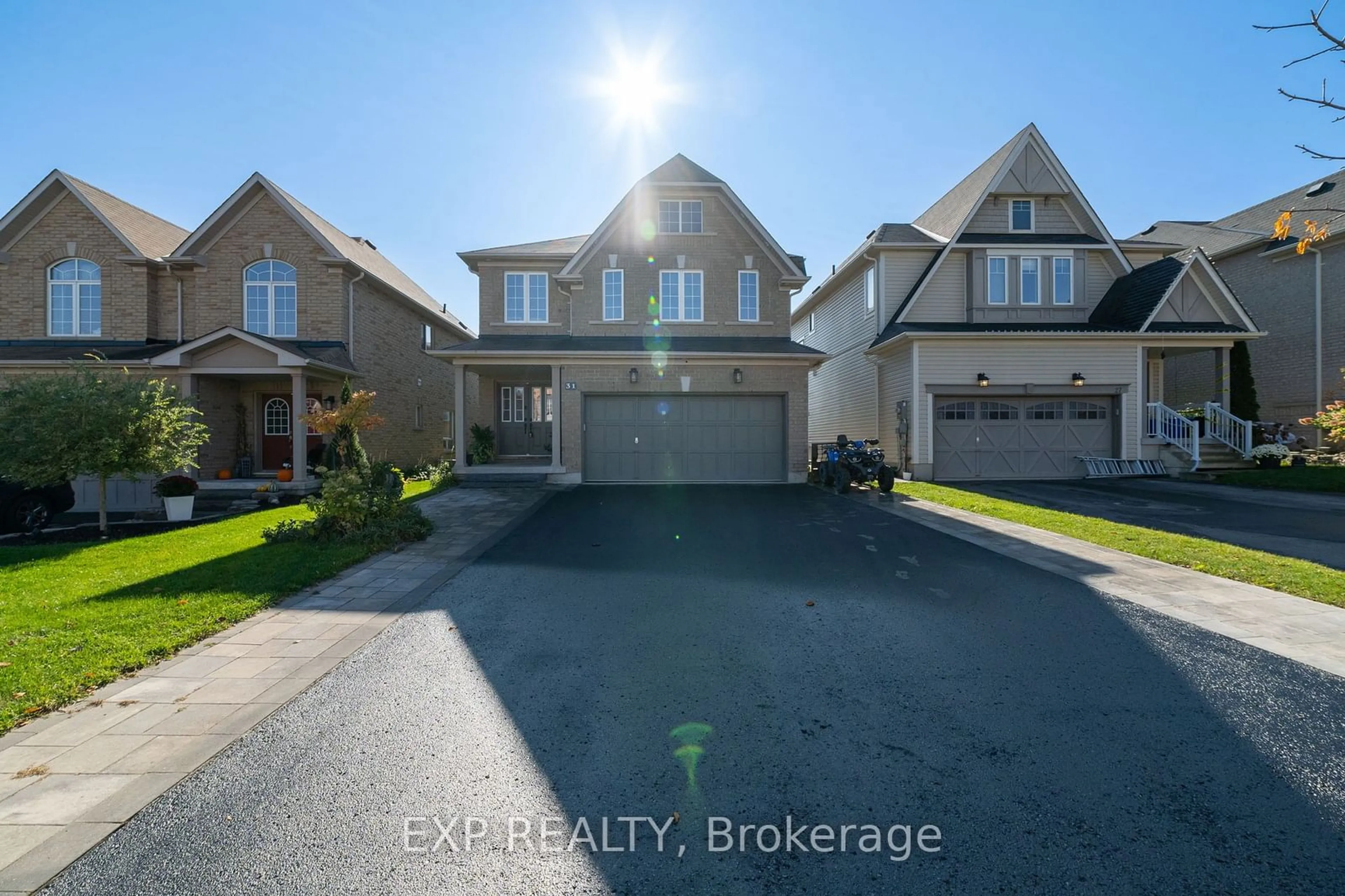 Frontside or backside of a home, the street view for 31 Kimble Ave, Clarington Ontario L1C 0J7