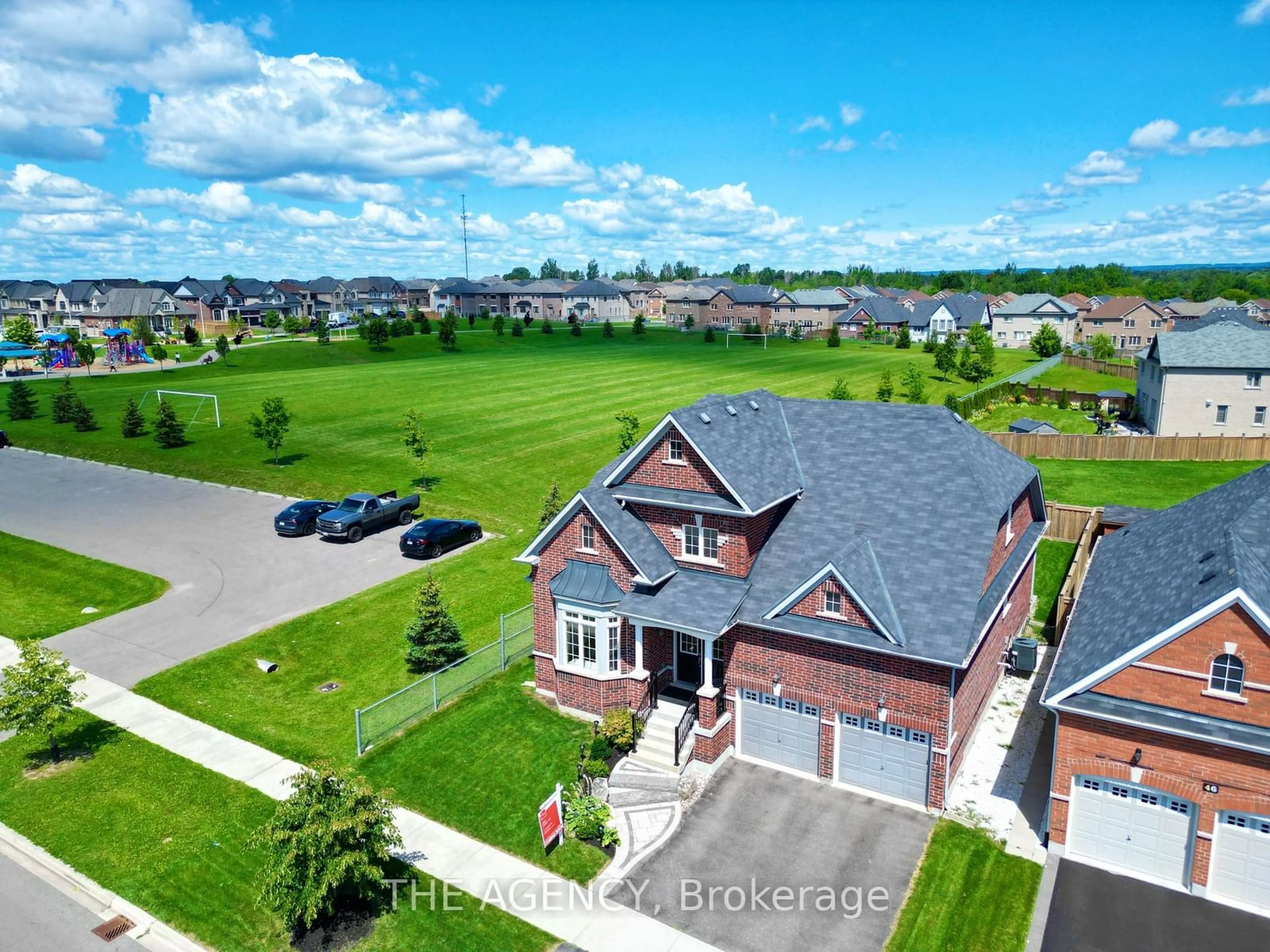 Frontside or backside of a home, the street view for 50 Grady Dr, Clarington Ontario L1B 0K9