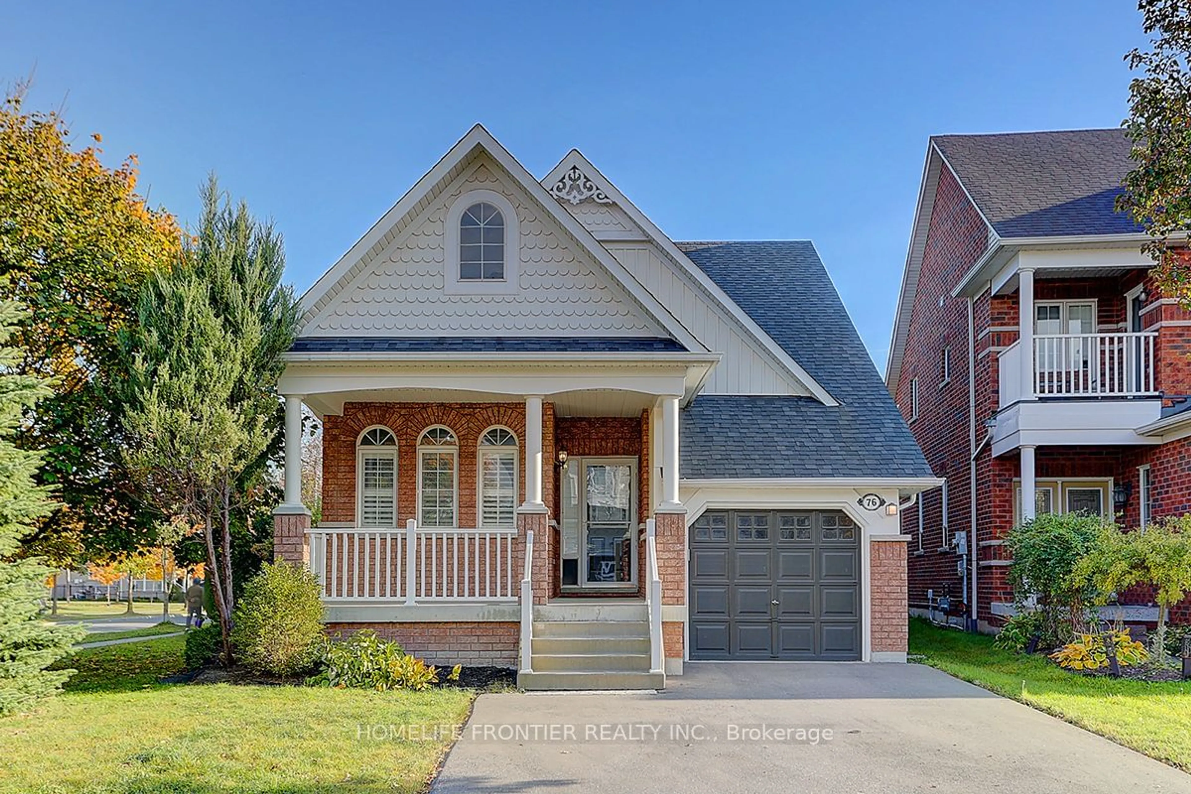 Home with brick exterior material for 76 Kenilworth Cres, Whitby Ontario L1M 2M7