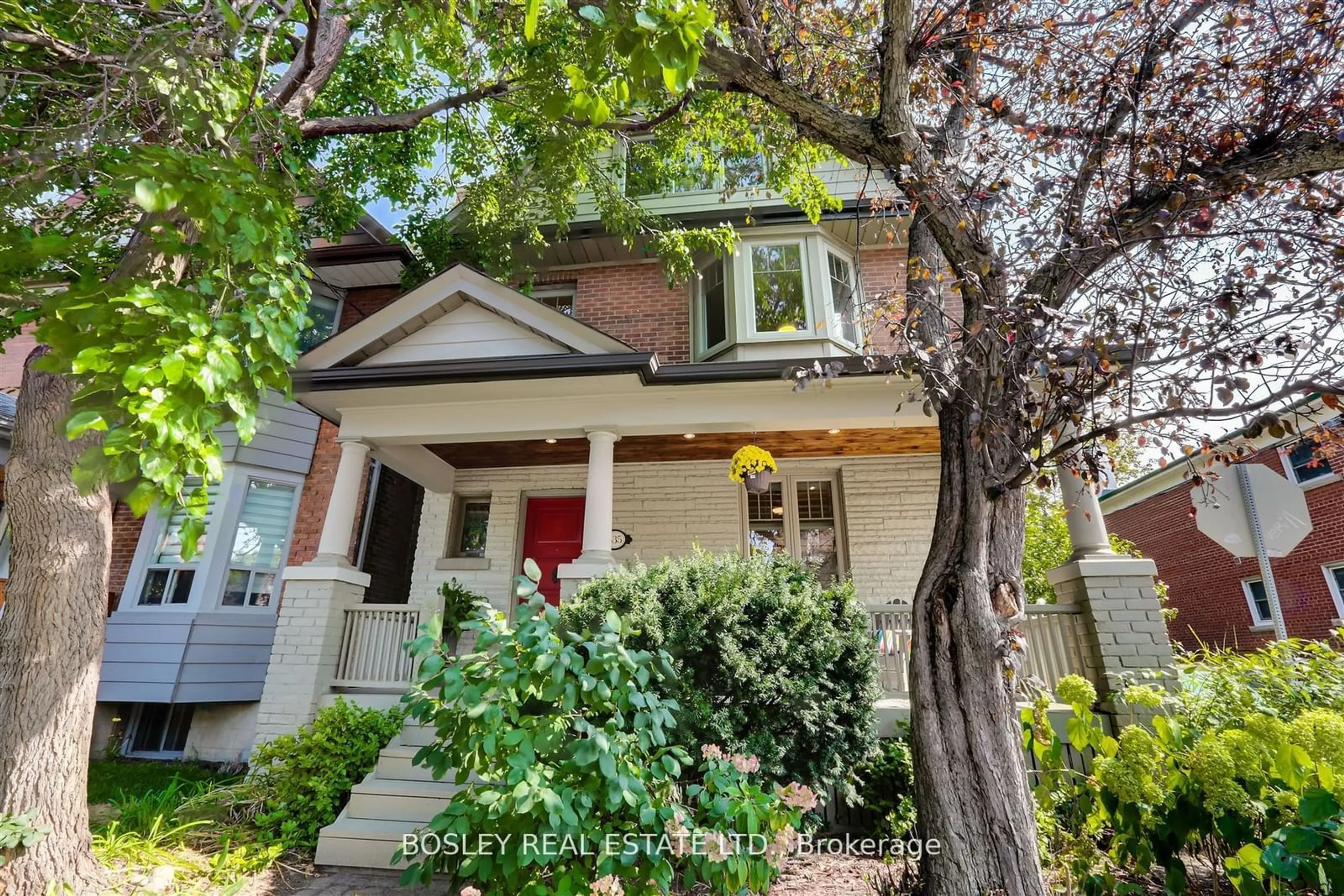 A pic from exterior of the house or condo, the street view for 335 Woodbine Ave, Toronto Ontario M4L 3P5