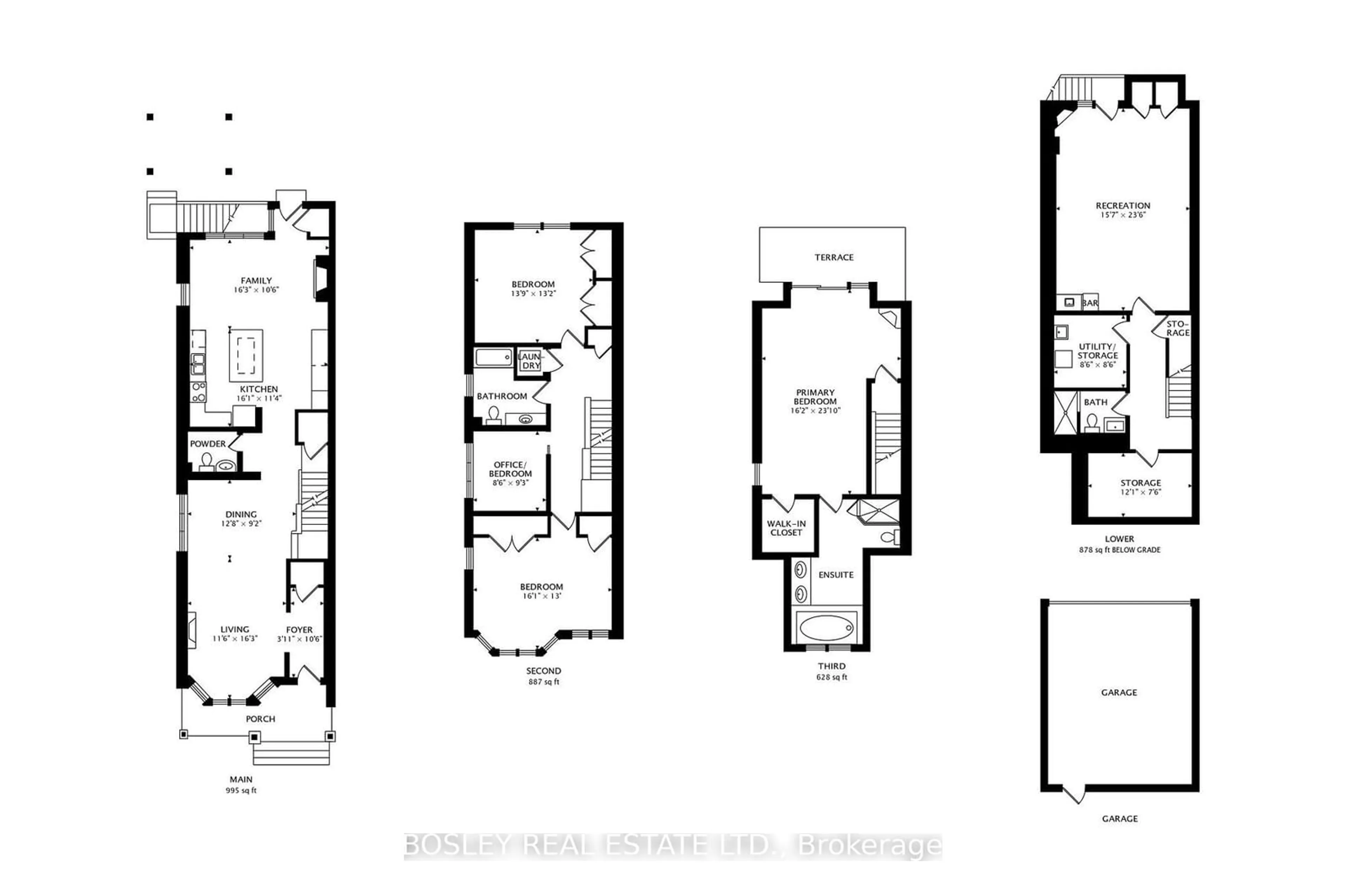 Floor plan for 113 Winners Circ, Toronto Ontario M4L 3Y7