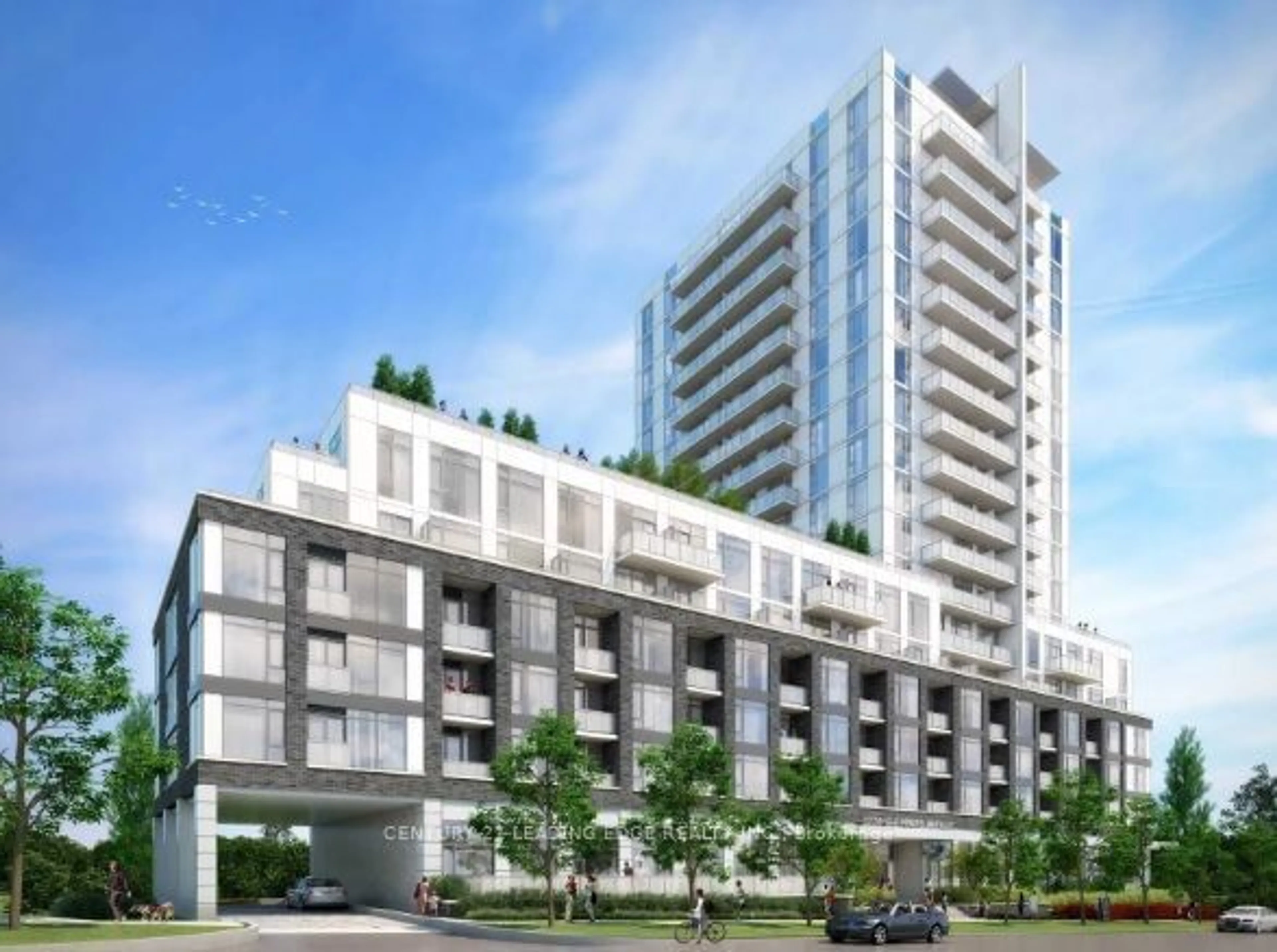 A pic from exterior of the house or condo, the front or back of building for 3220 Sheppard Ave #901, Toronto Ontario M1T 3K1