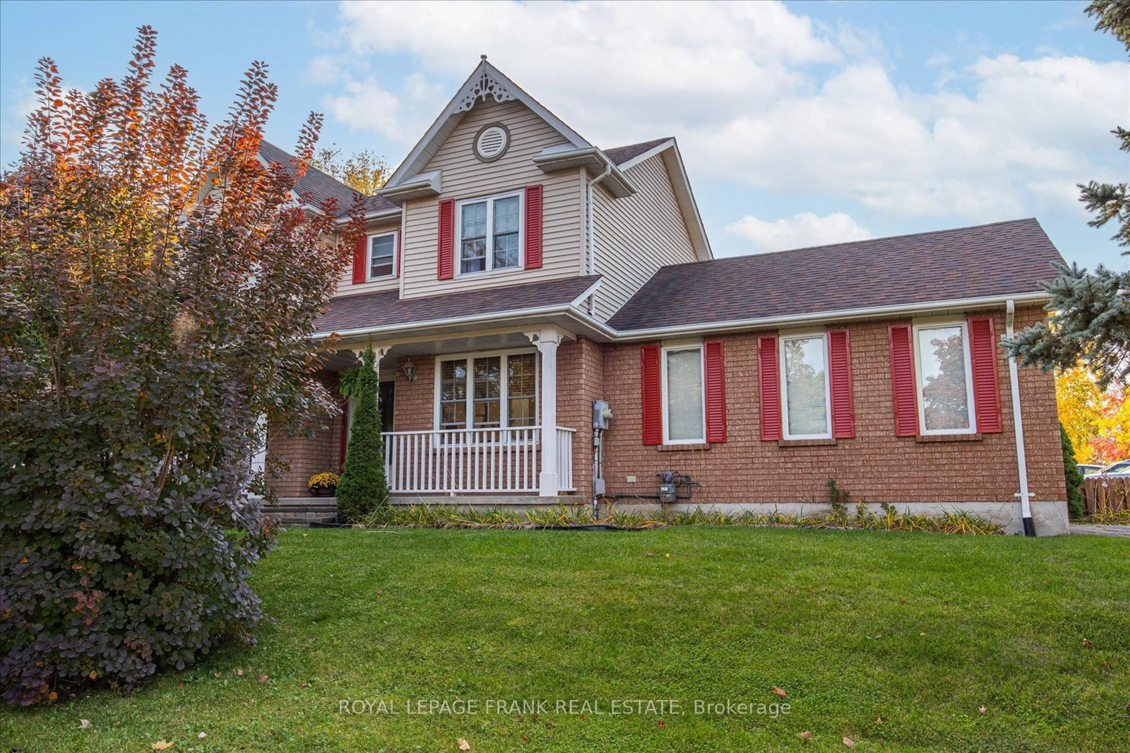 Frontside or backside of a home, the street view for 163 Edward St, Clarington Ontario L1B 1E6