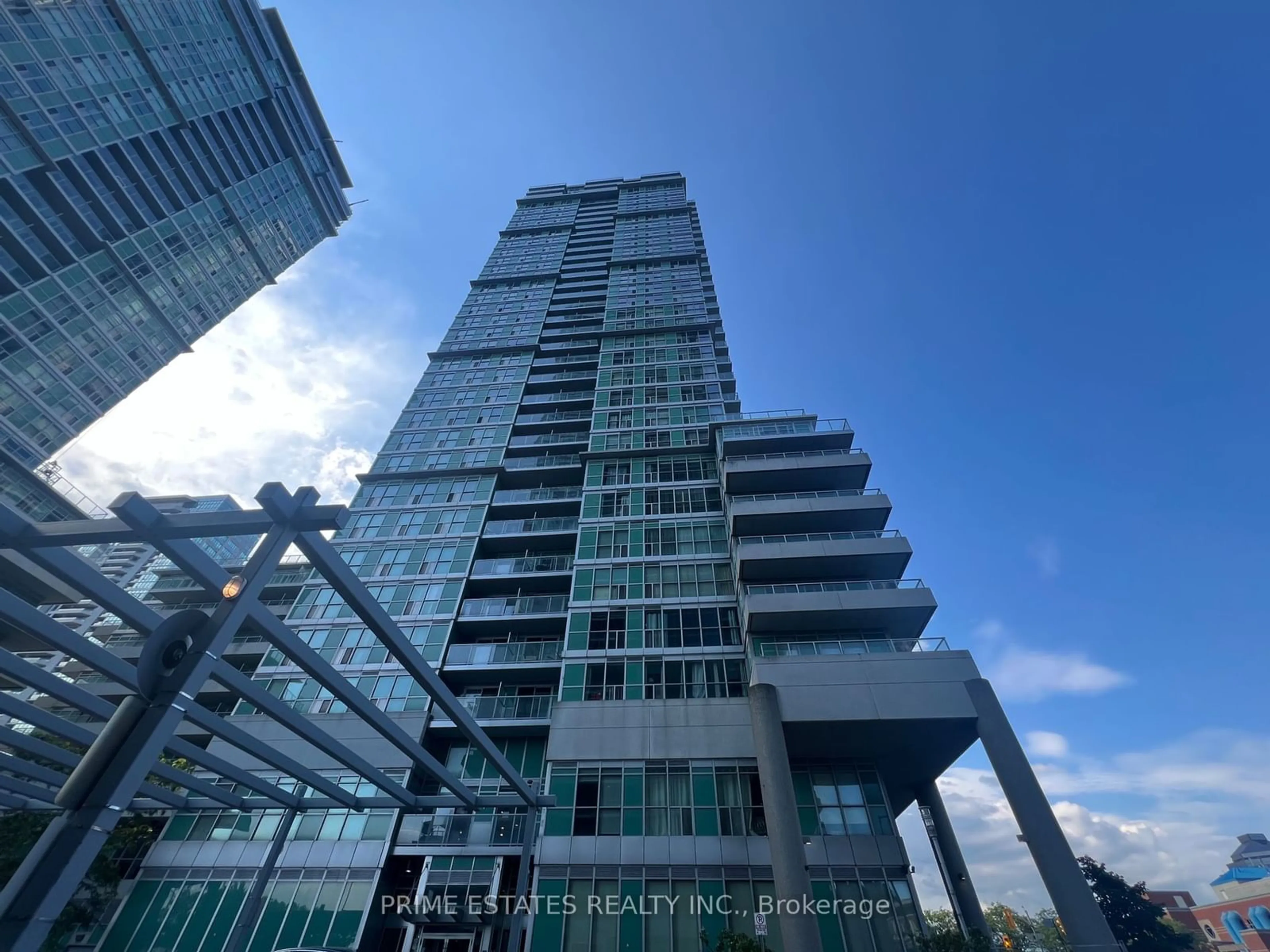 A pic from exterior of the house or condo, the view of city buildings for 70 Town Centre Crt #501, Toronto Ontario M1P 0B2