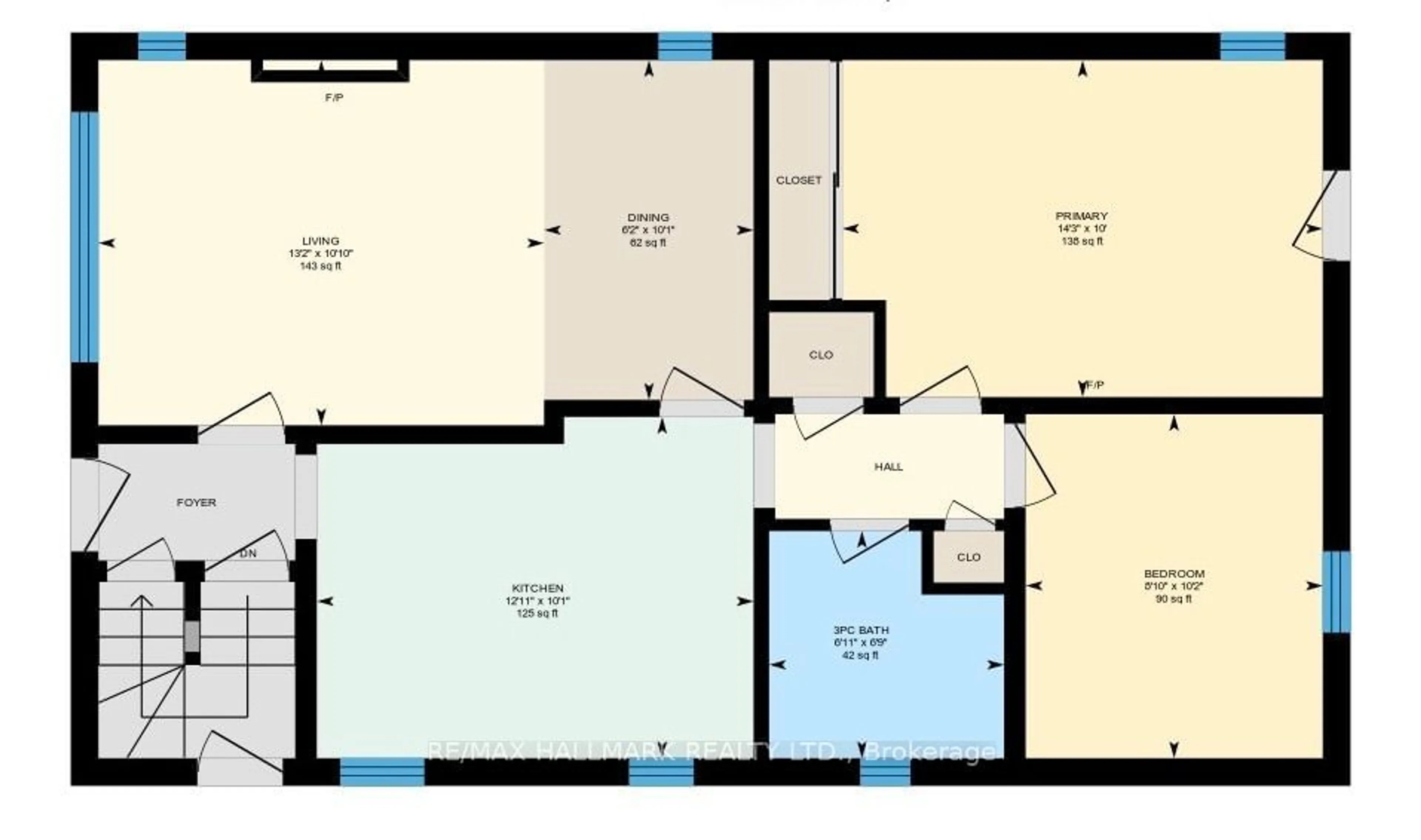 Floor plan for 50 Phillip Ave, Toronto Ontario M1N 3P9