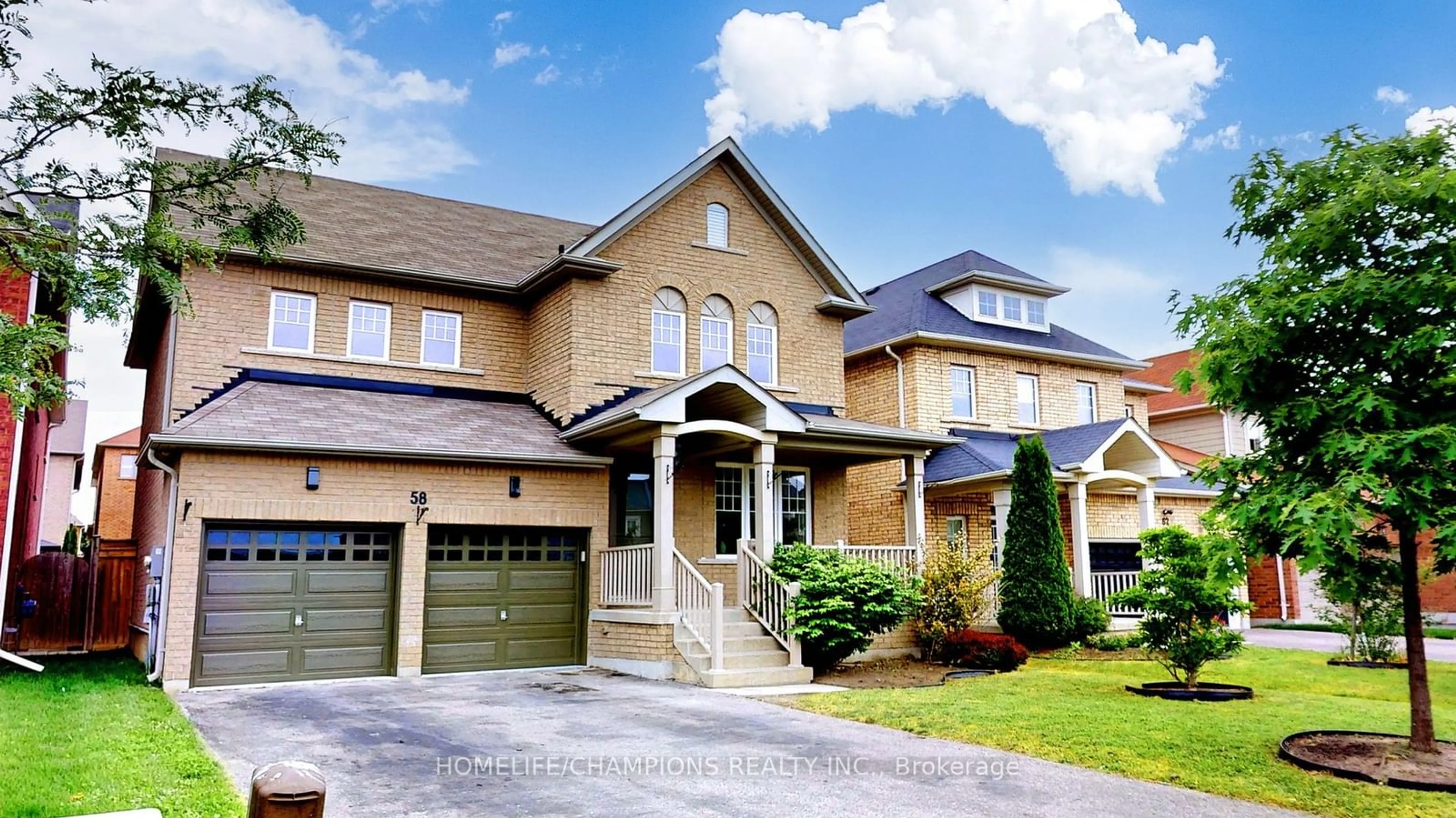 Frontside or backside of a home, the street view for 58 Ted Miller Dr, Clarington Ontario L1C 0M4